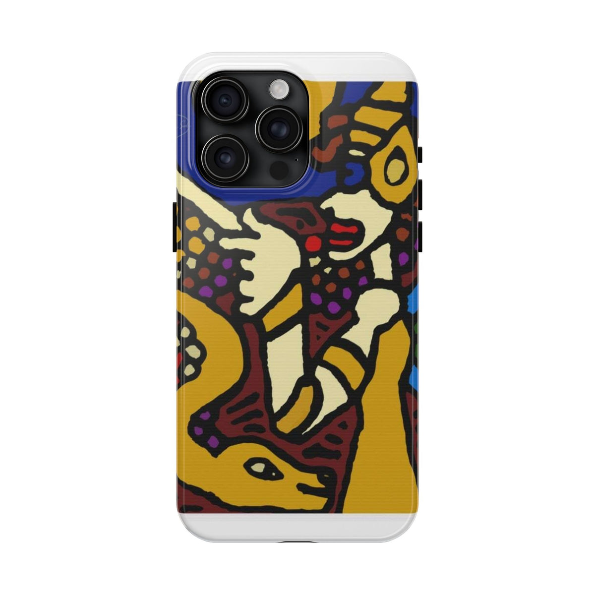 The golden snake being blessed by the fairy Tough Phone Case