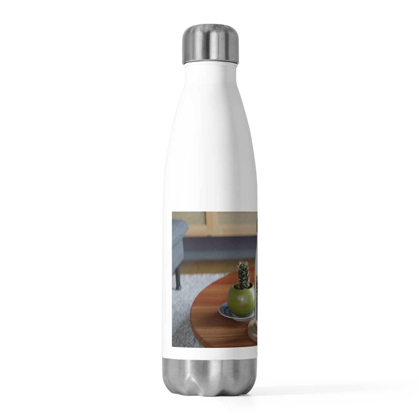 Two dragons enjoying a feast together Stainless Steel Water Bottle
