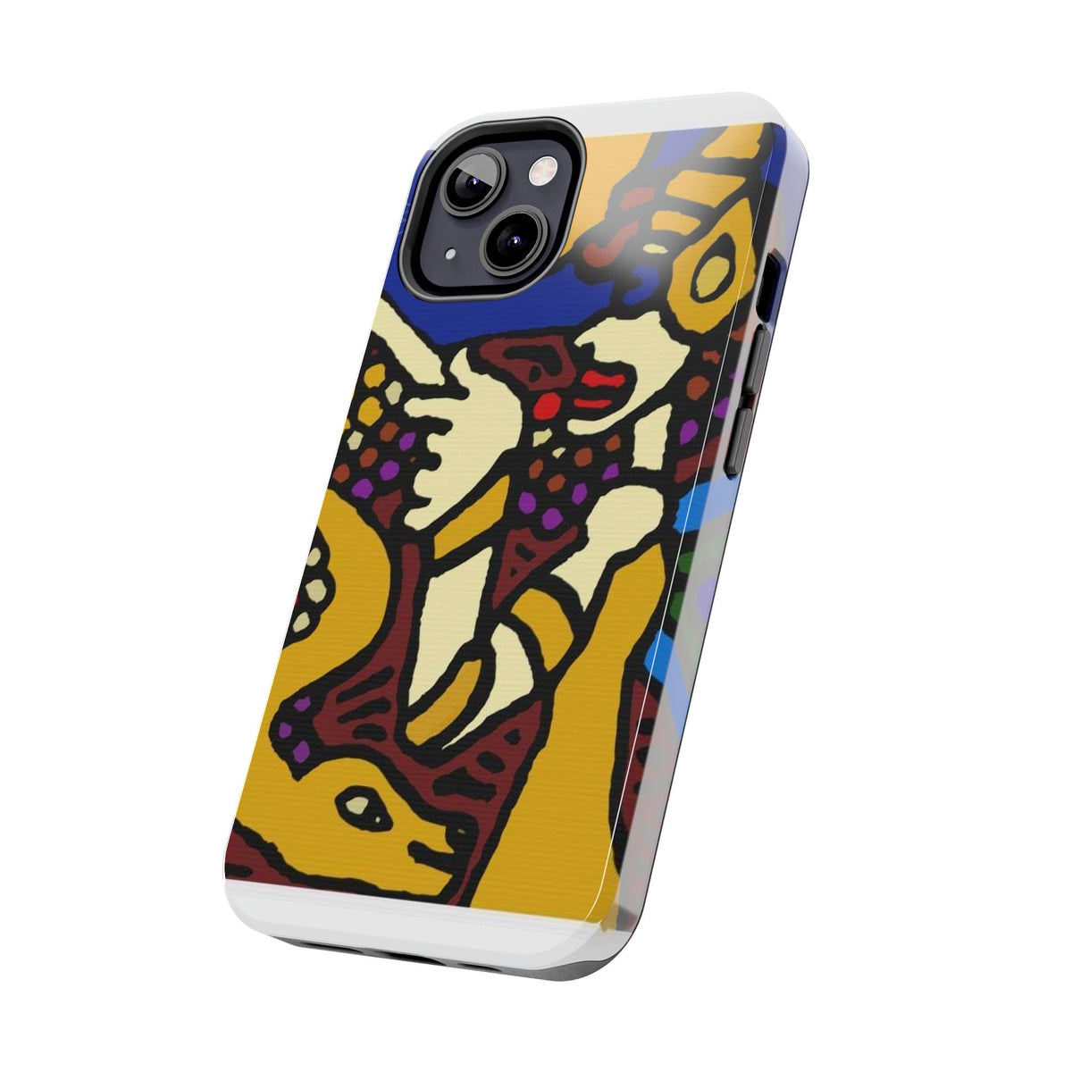 The golden snake being blessed by the fairy Tough Phone Case