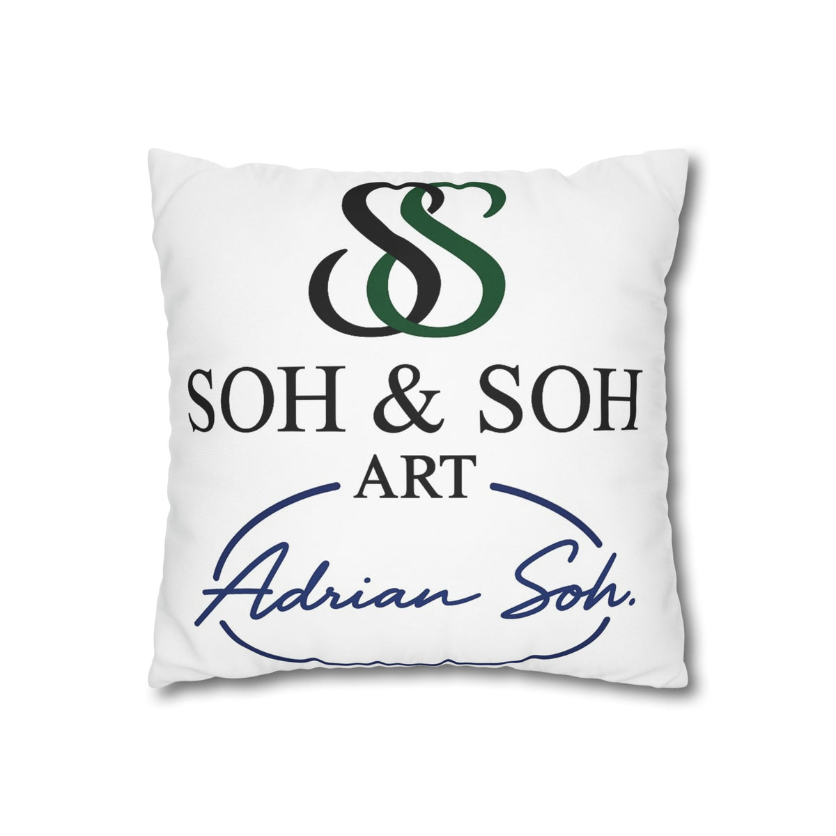 Colorful Folk Art Fox Throw Pillowcase — Square Poly Canvas Decorative Pillow Cover - Breaking through the surface of a lotus pond.