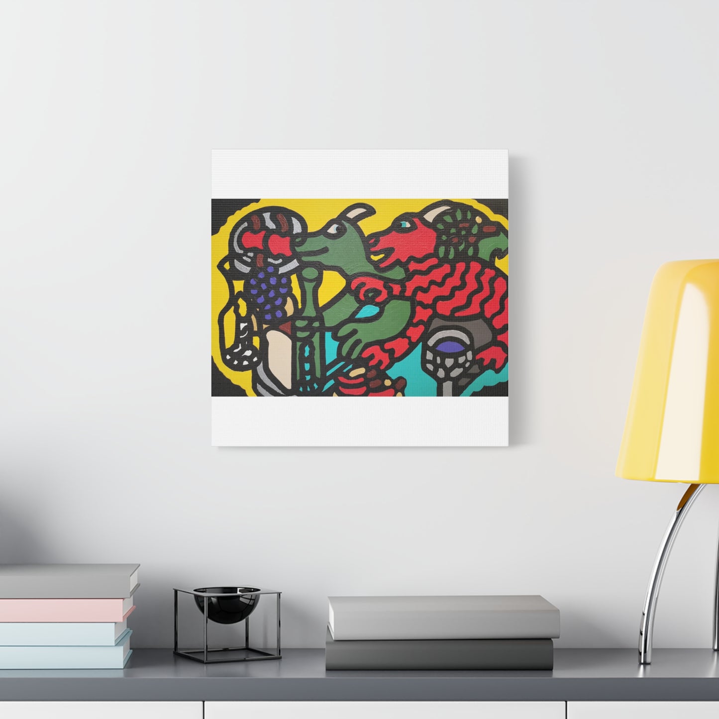 Enjoying our companionship Canvas (Small)