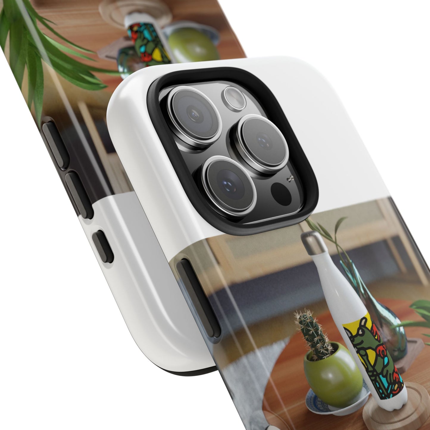 Two dragons enjoying a feast together Tough Phone Case