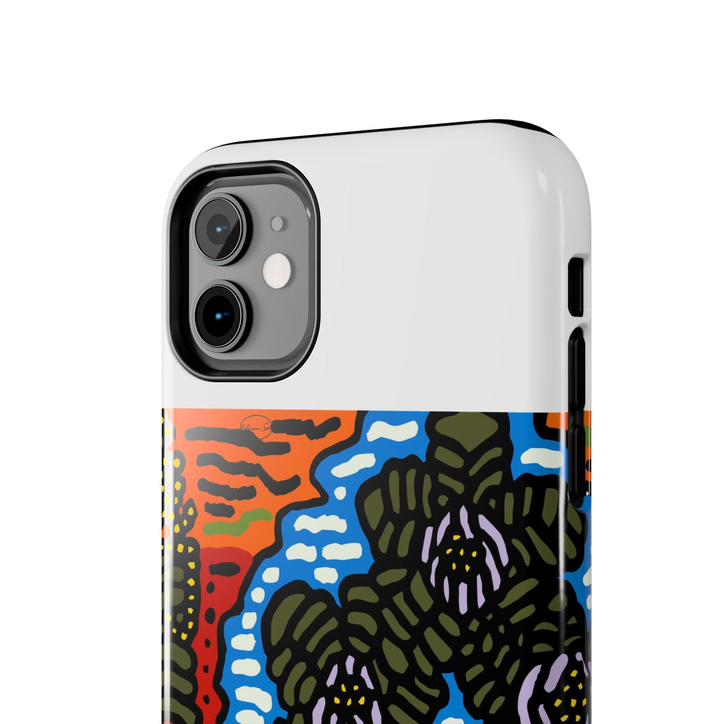 The Sri Lankan water lilies meets the Australian wattle Tough Phone Case