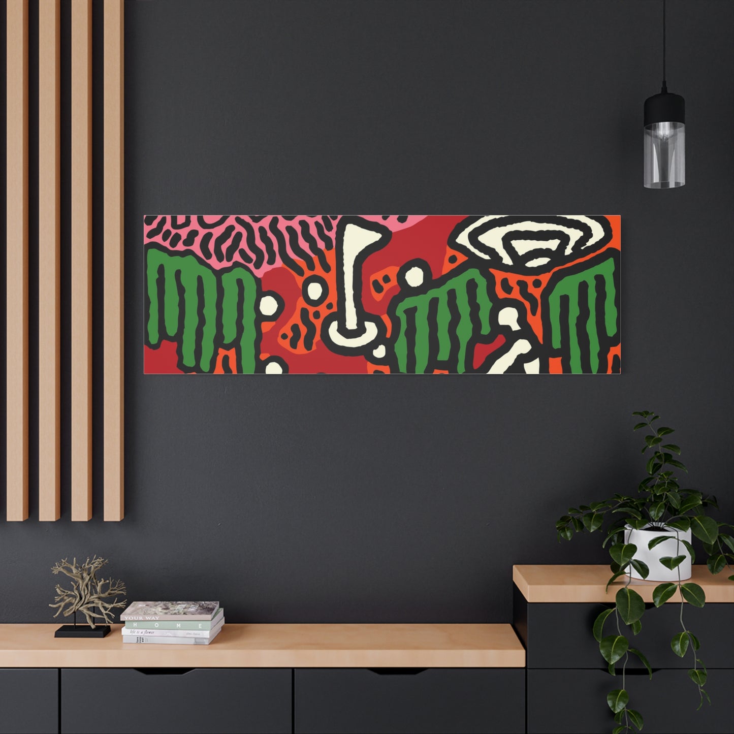 Hitting holes in one throughout life Canvas (Small)