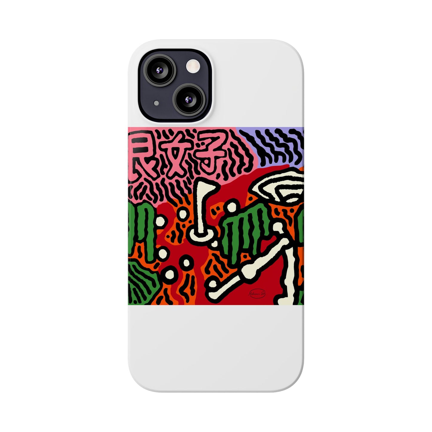 Hitting holes in one throughout life Slim Phone Case