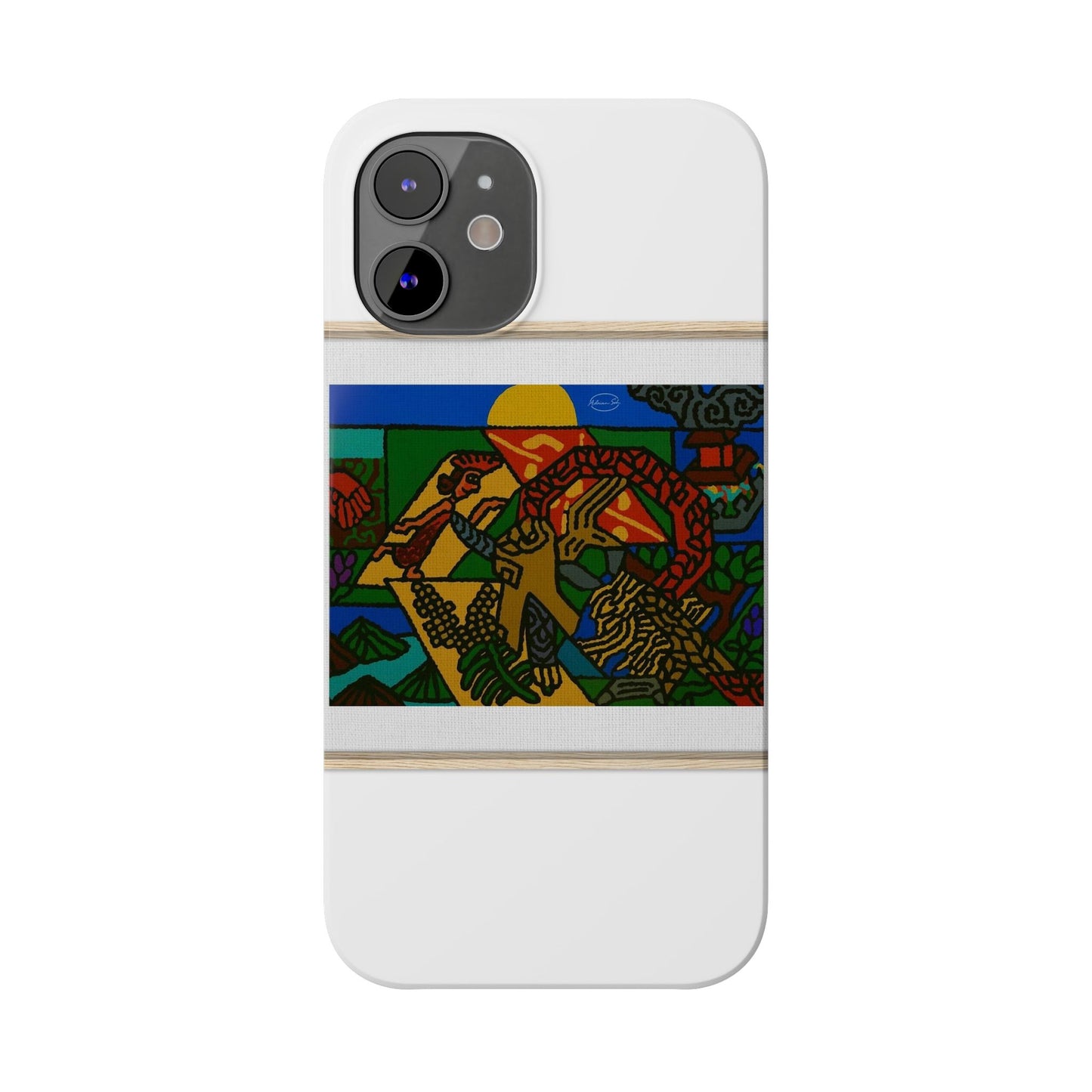 Drawing your own destiny Slim Phone Case
