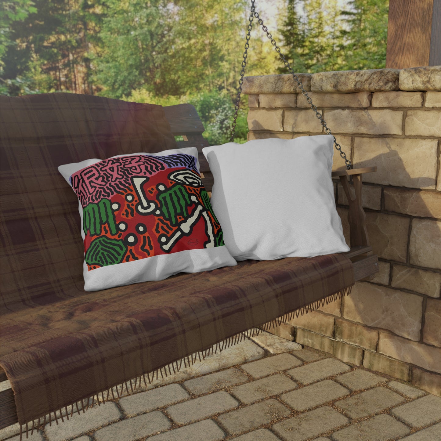 Hitting holes in one throughout life — Outdoor Pillow
