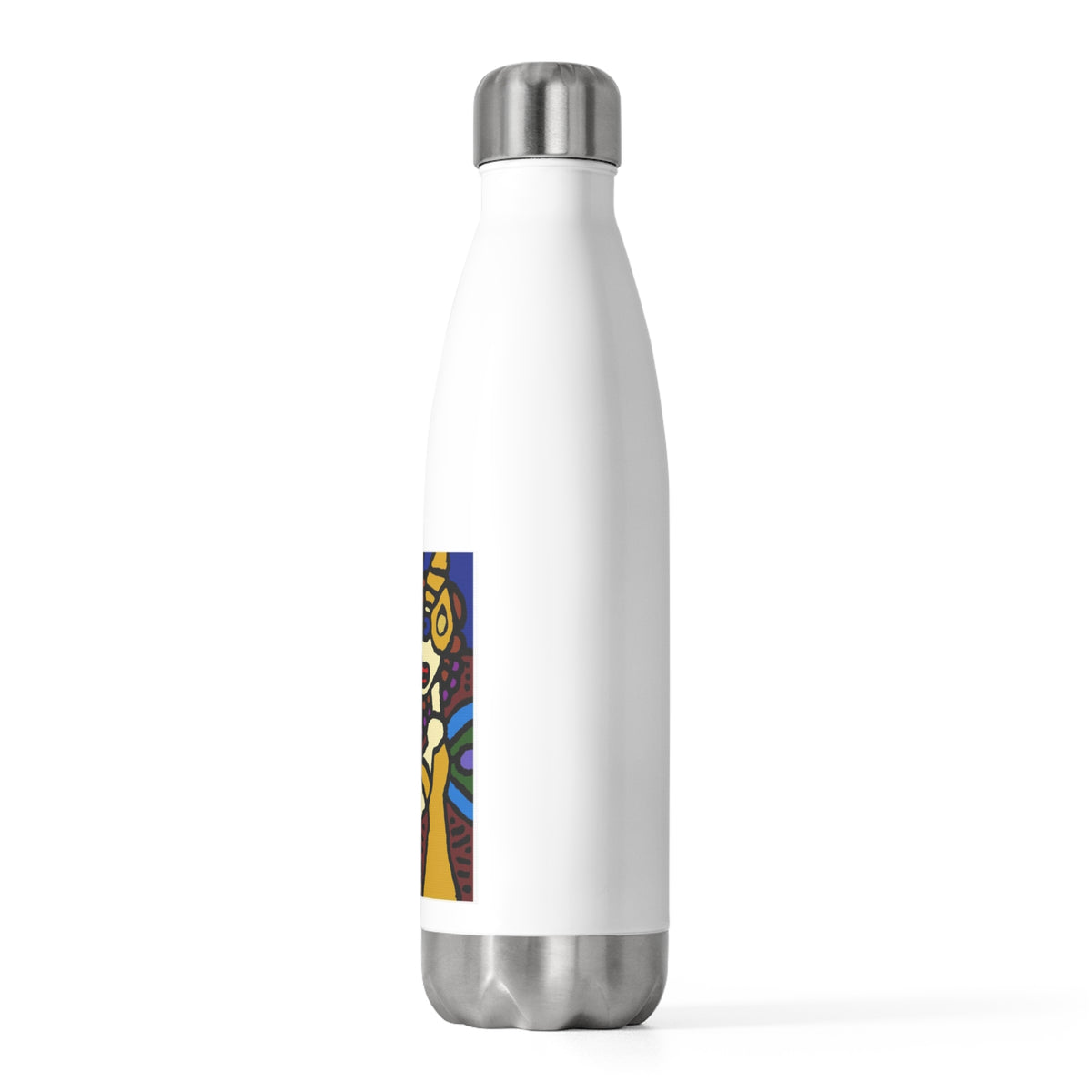 The golden snake being blessed by the fairy Stainless Steel Water Bottle