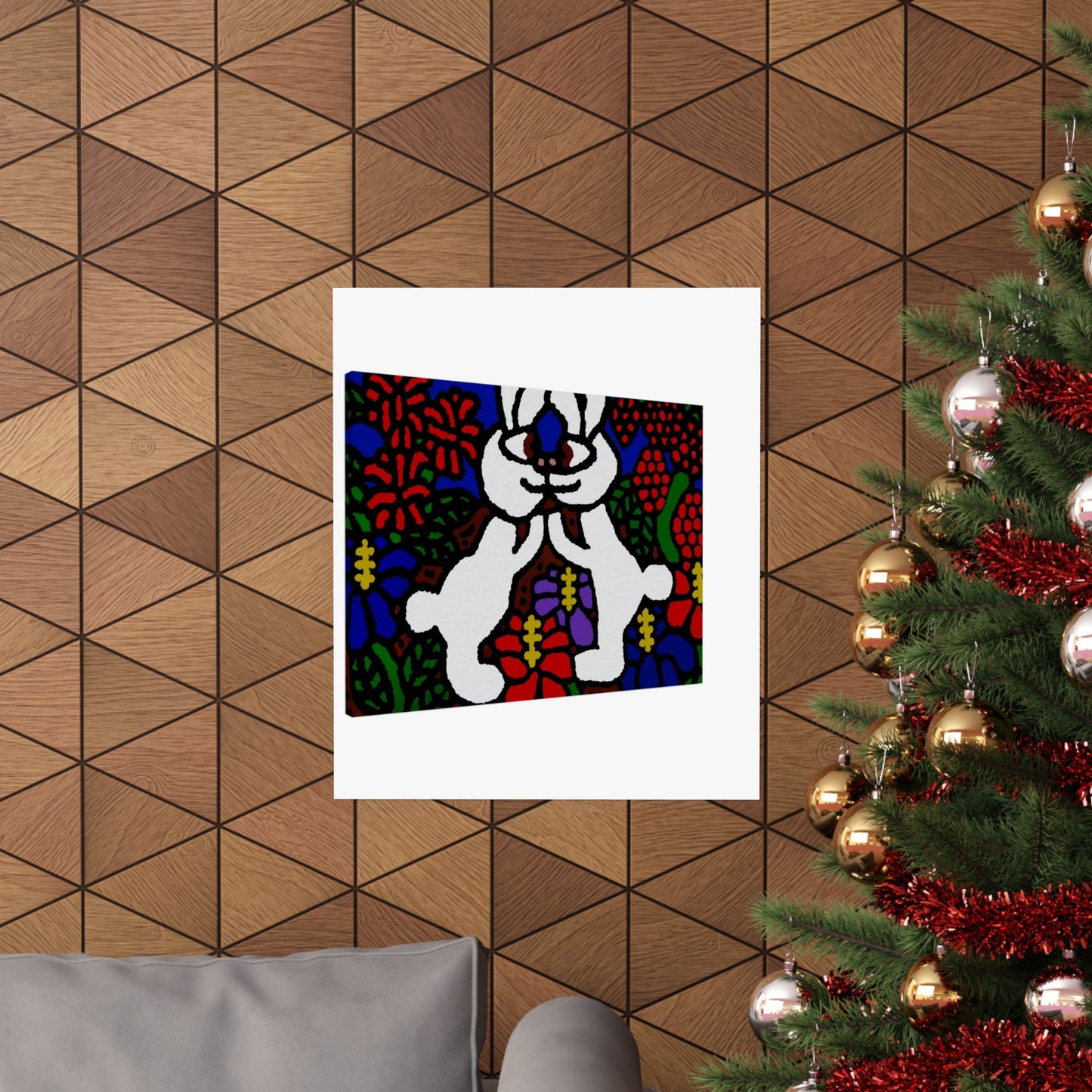 Bunnies in love Matte Poster Vertical (Large)
