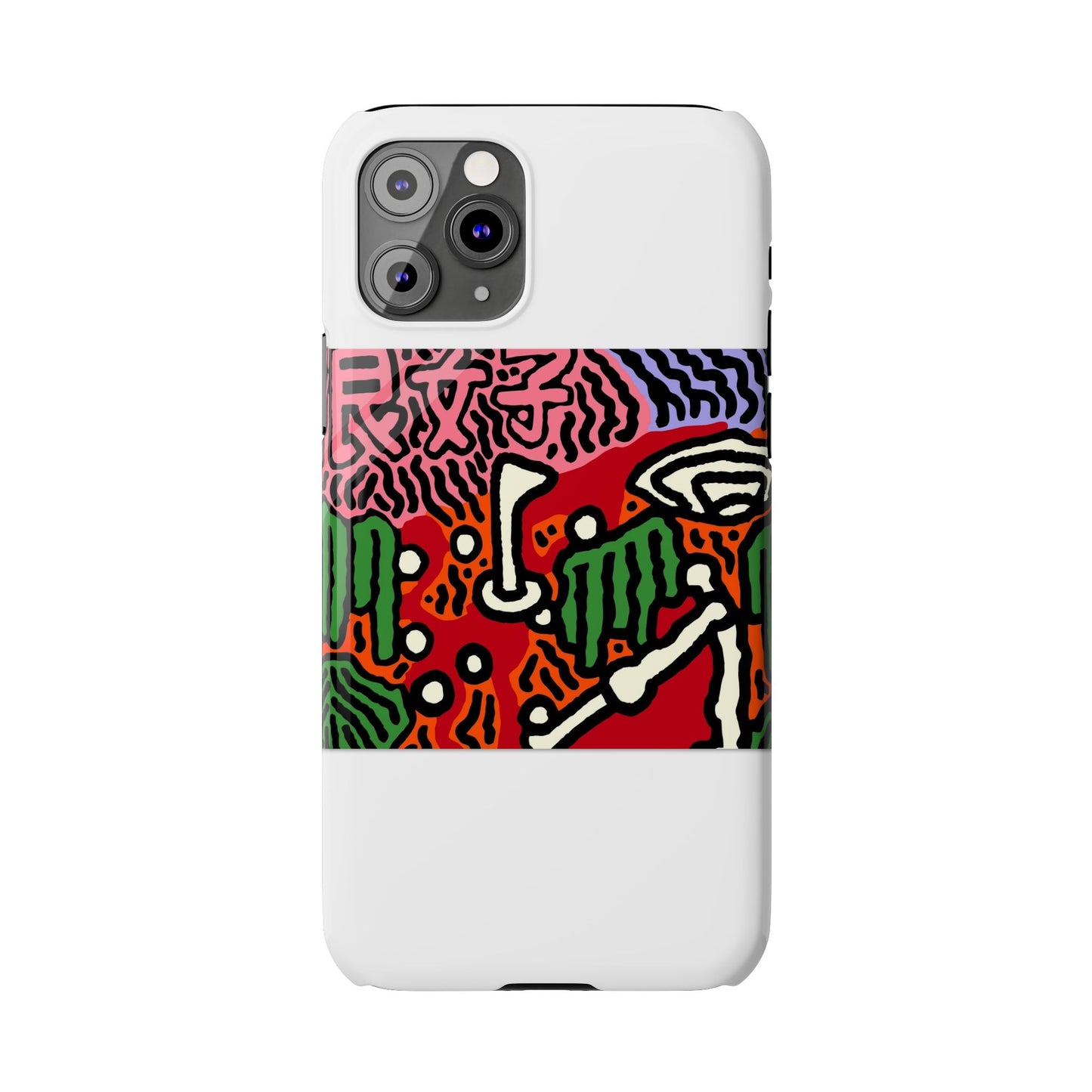 Scoring goals throughout life Slim Phone Case