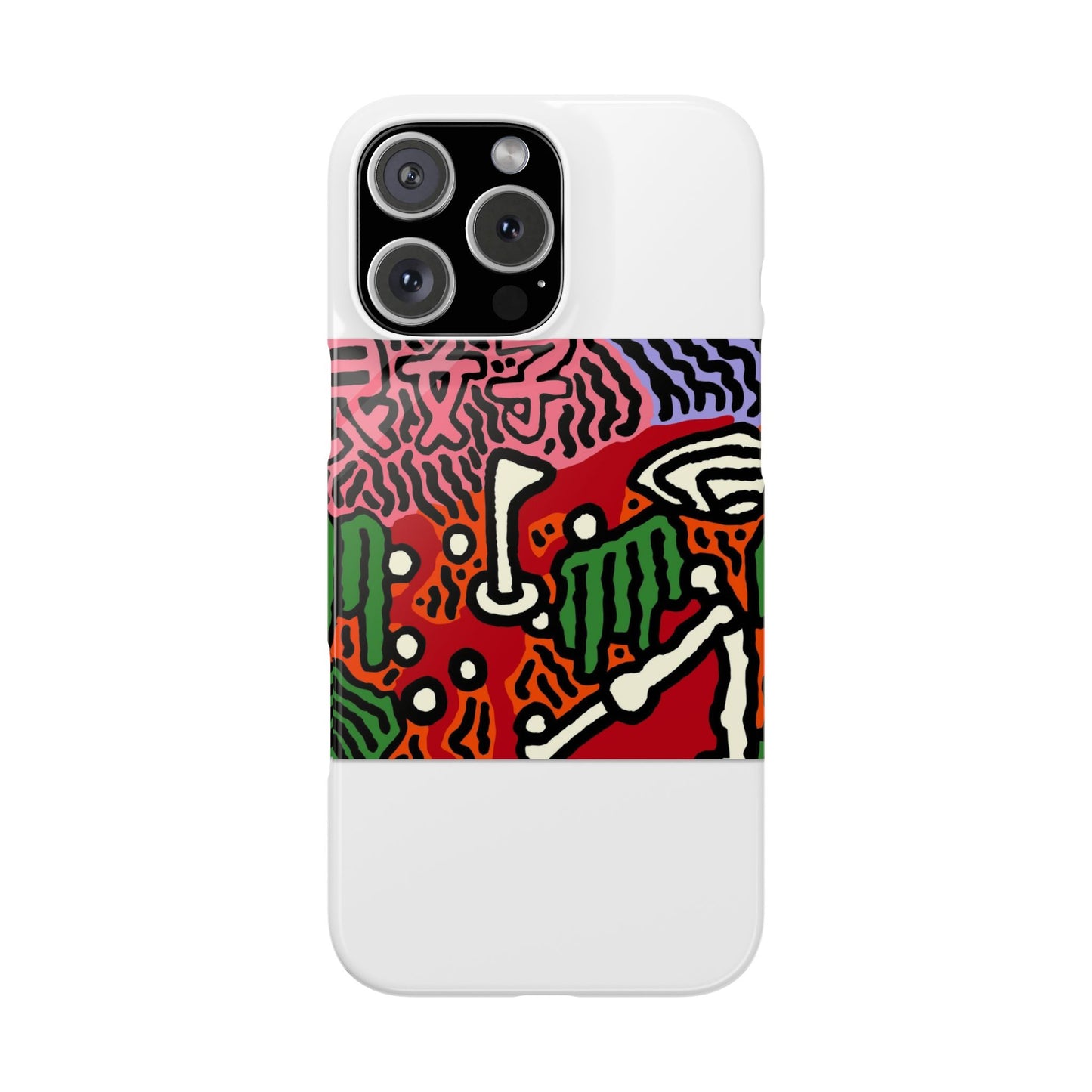 Scoring goals throughout life Slim Phone Case