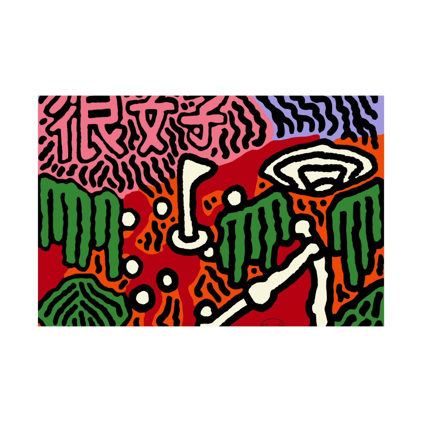 Hitting holes in one throughout life Matte Poster Horizontal (Small)