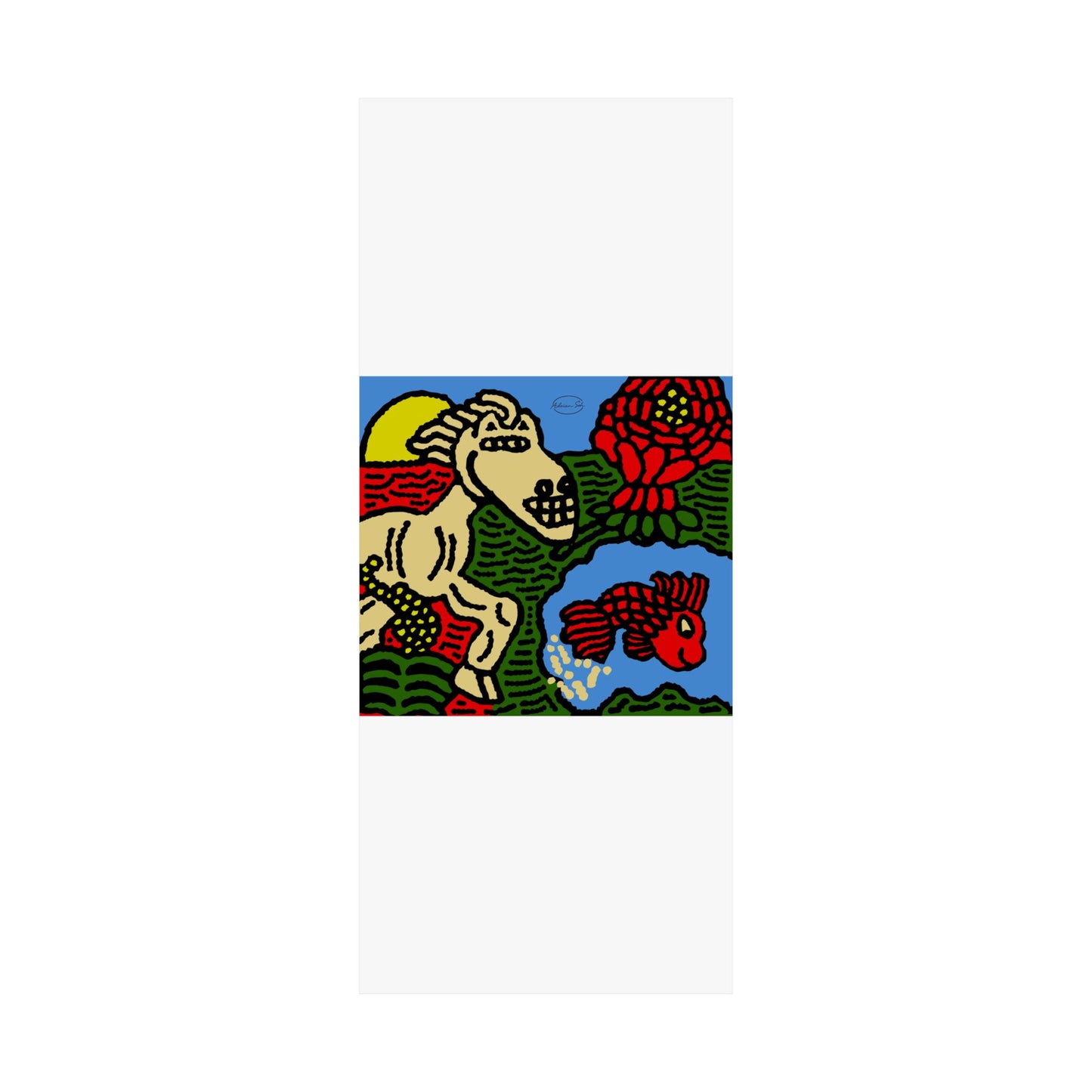 Galloping carefree through life Matte Poster Vertical (Small)