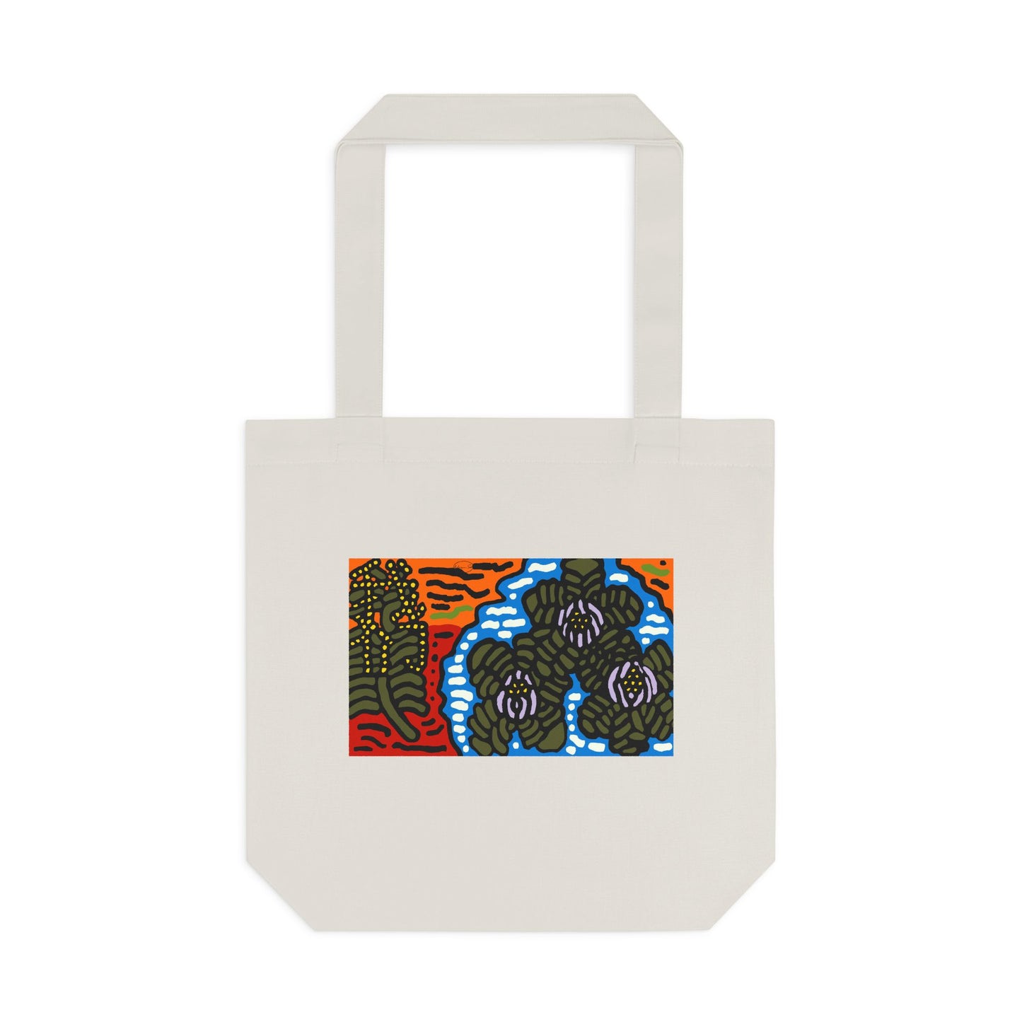 The Sri Lankan water lilies meets the Australian wattle Classic Tote Bag