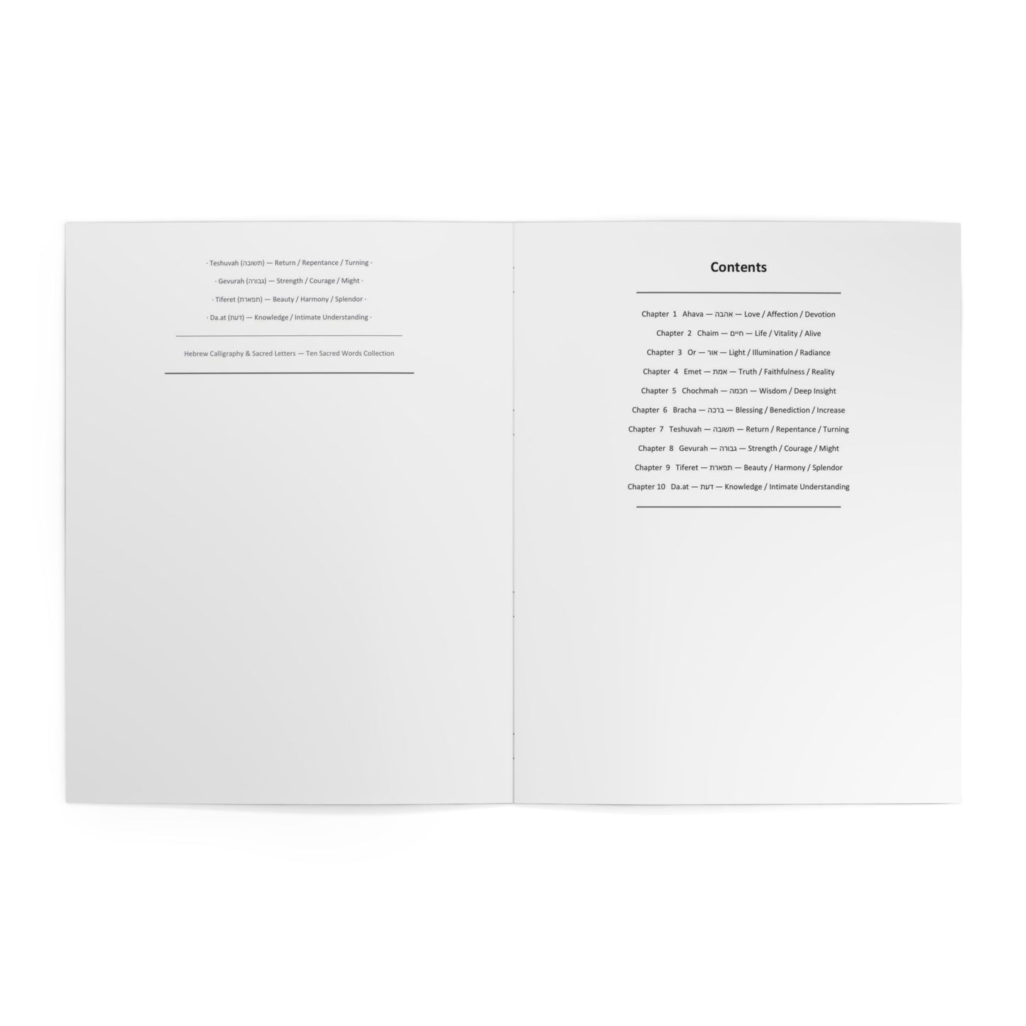 The Art of Hebrew Calligraphy Vol. II — Sacred Words Illuminated (Part 1 of 2)