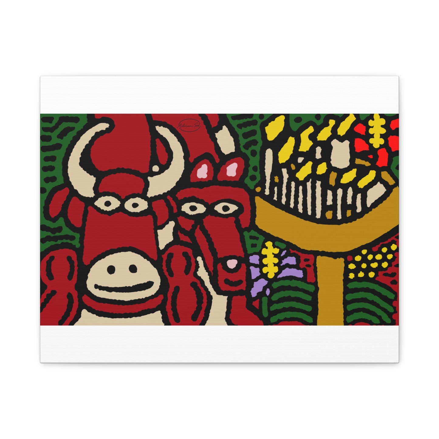 Going blessed by light together Canvas (Small)