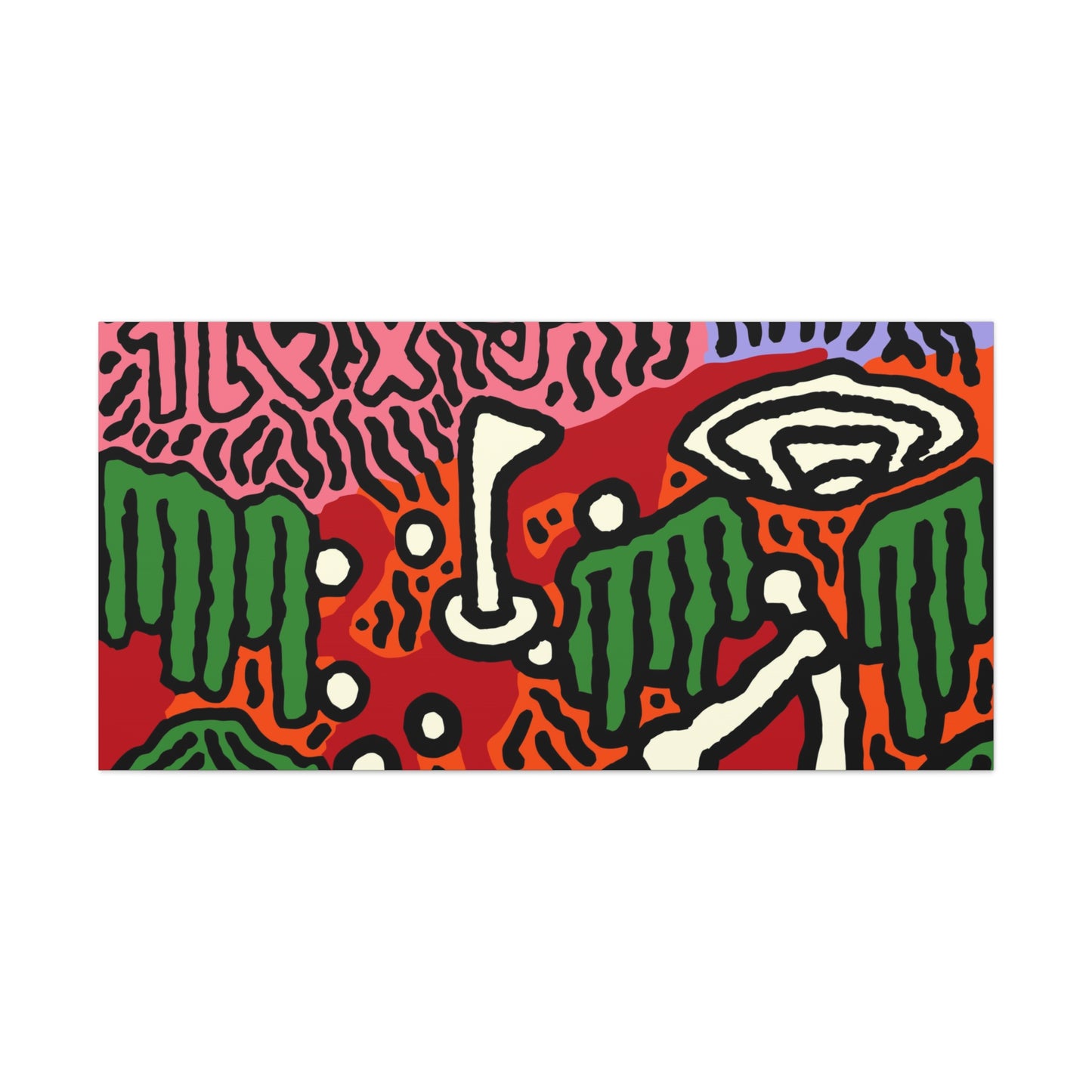 Hitting holes in one throughout life Canvas (Large)