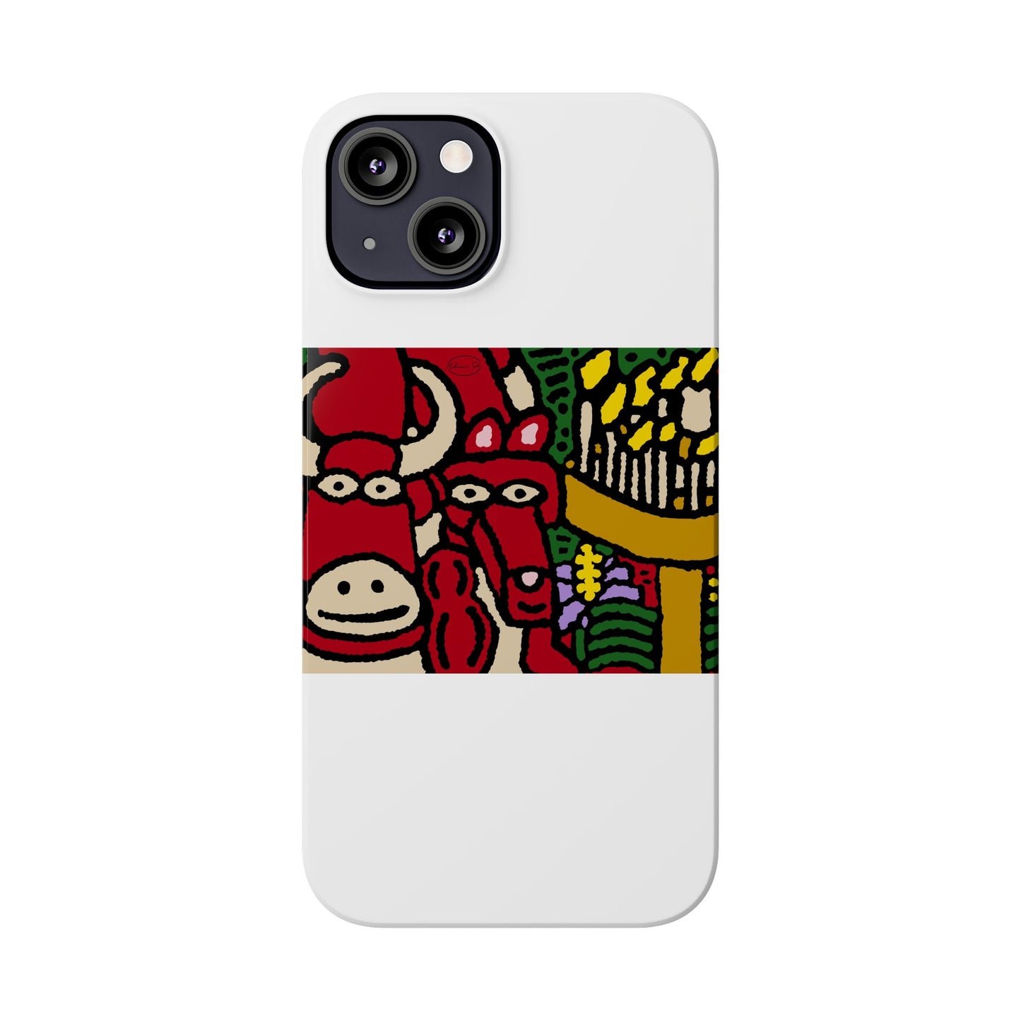 Going blessed by light together Slim Phone Case