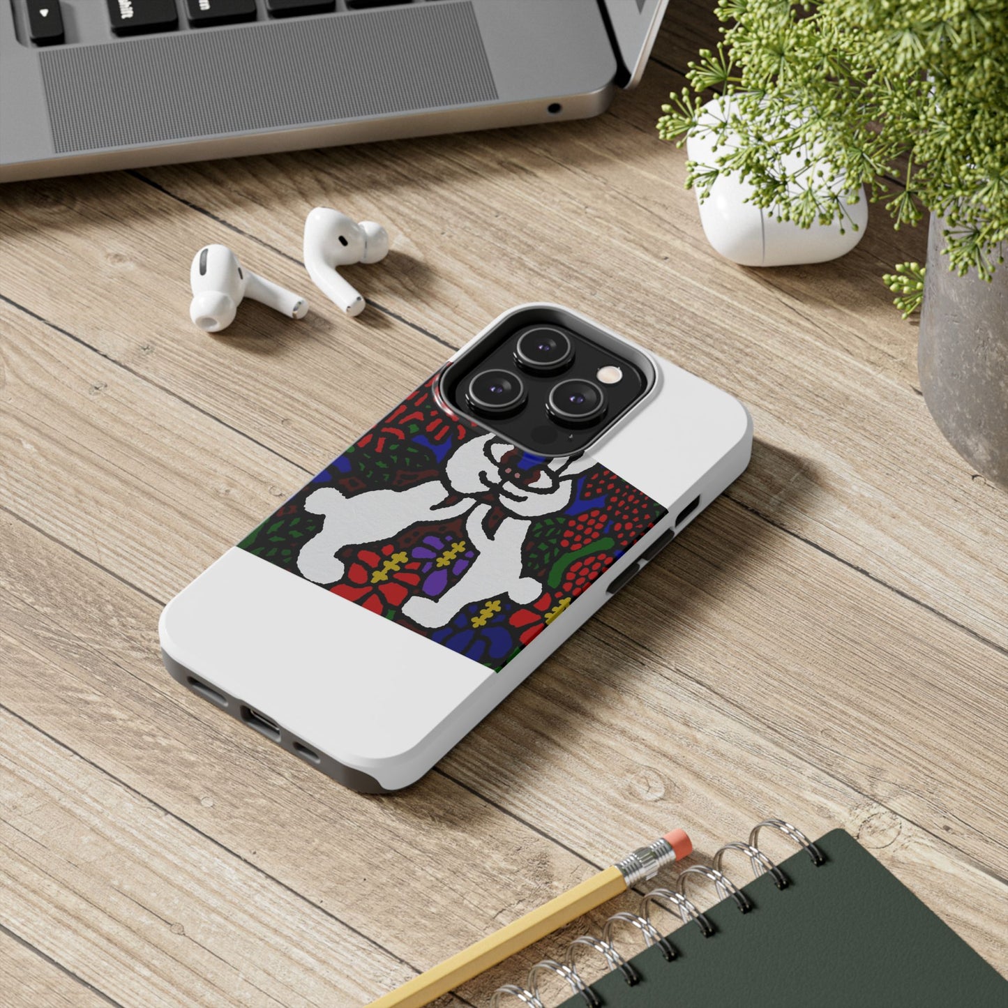 Bunnies in love Tough Phone Case