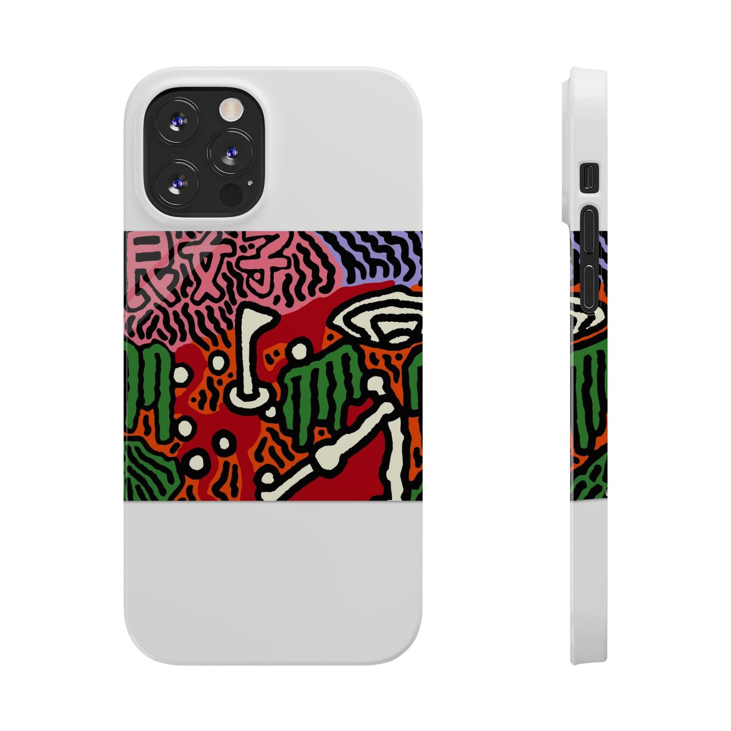 Scoring goals throughout life Slim Phone Case