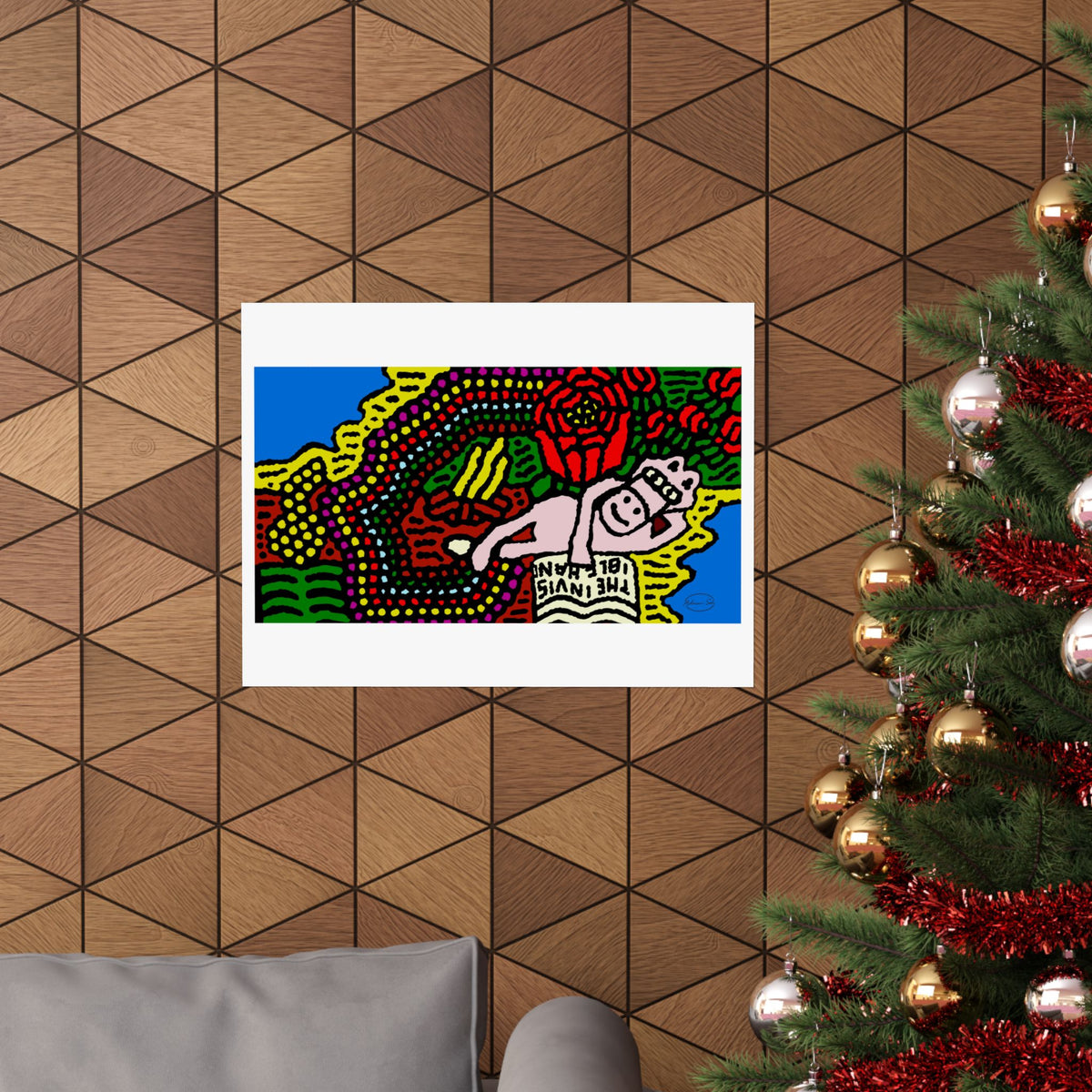 Enjoying our companionship Matte Poster Horizontal (Large)