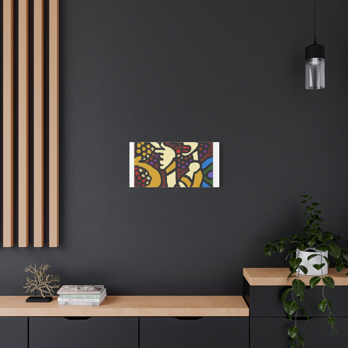 The golden snake being blessed by the fairy Canvas (Large)