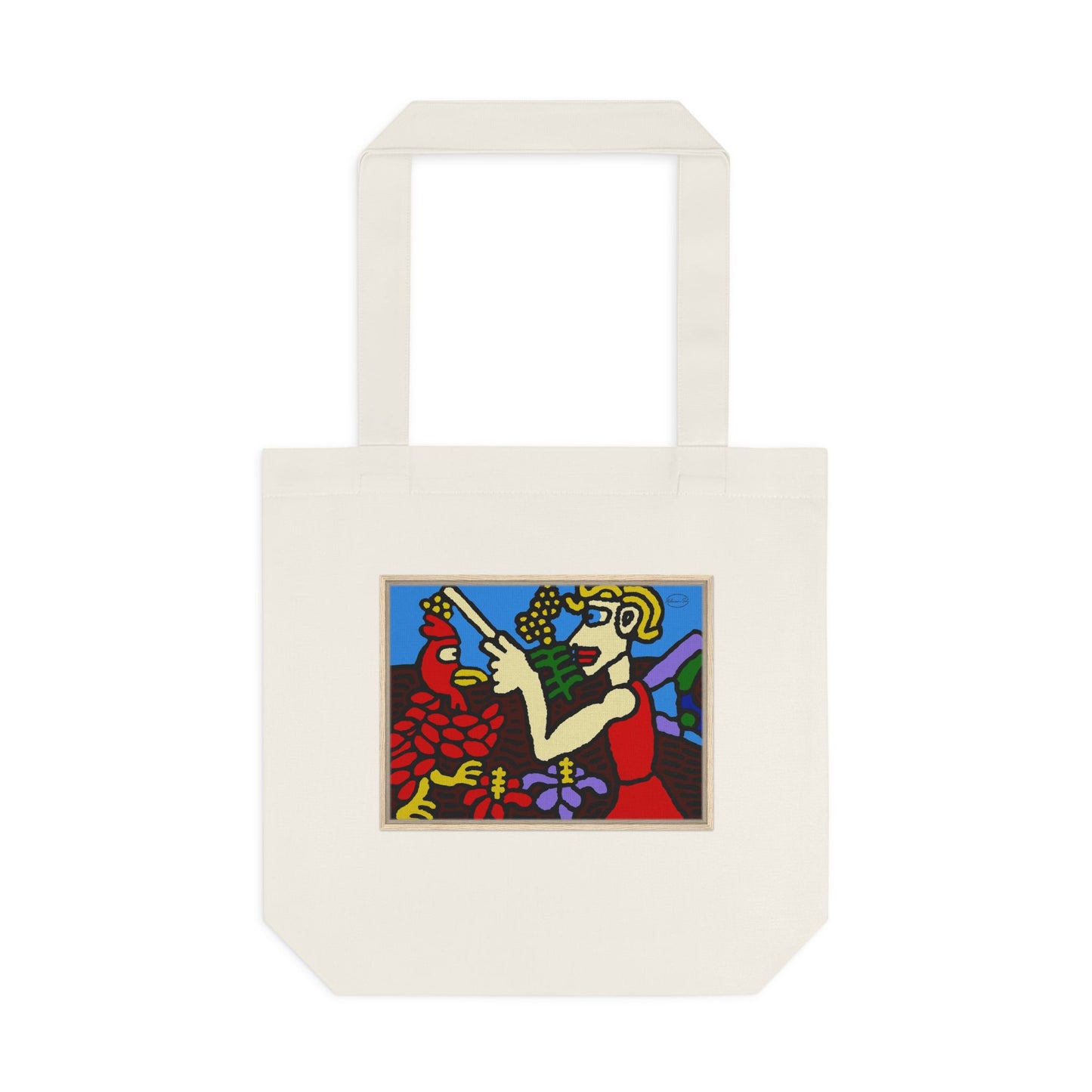 The hen gaining a blessing from a fairy Classic Tote Bag