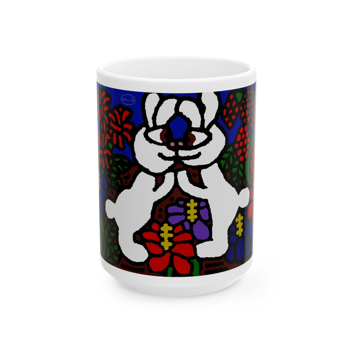 Bunnies in love Ceramic Mug