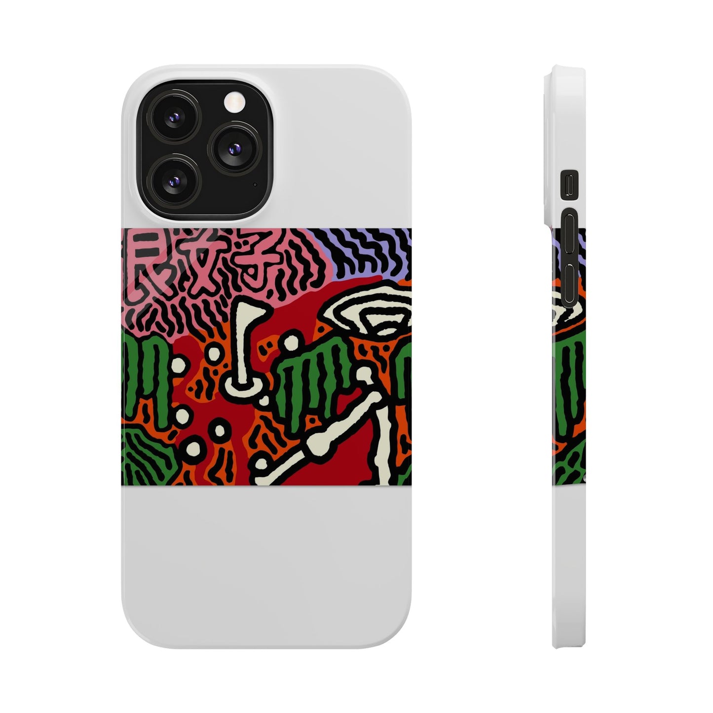 Scoring goals throughout life Slim Phone Case