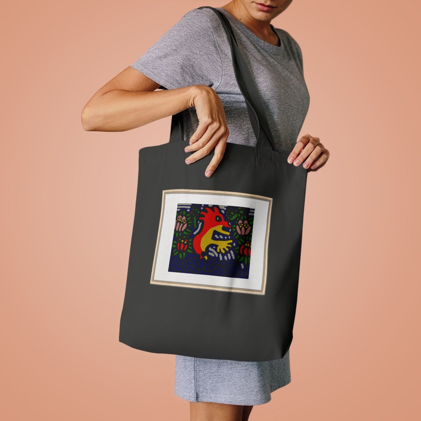 Breaking through the surface of a lotus pond Classic Tote Bag
