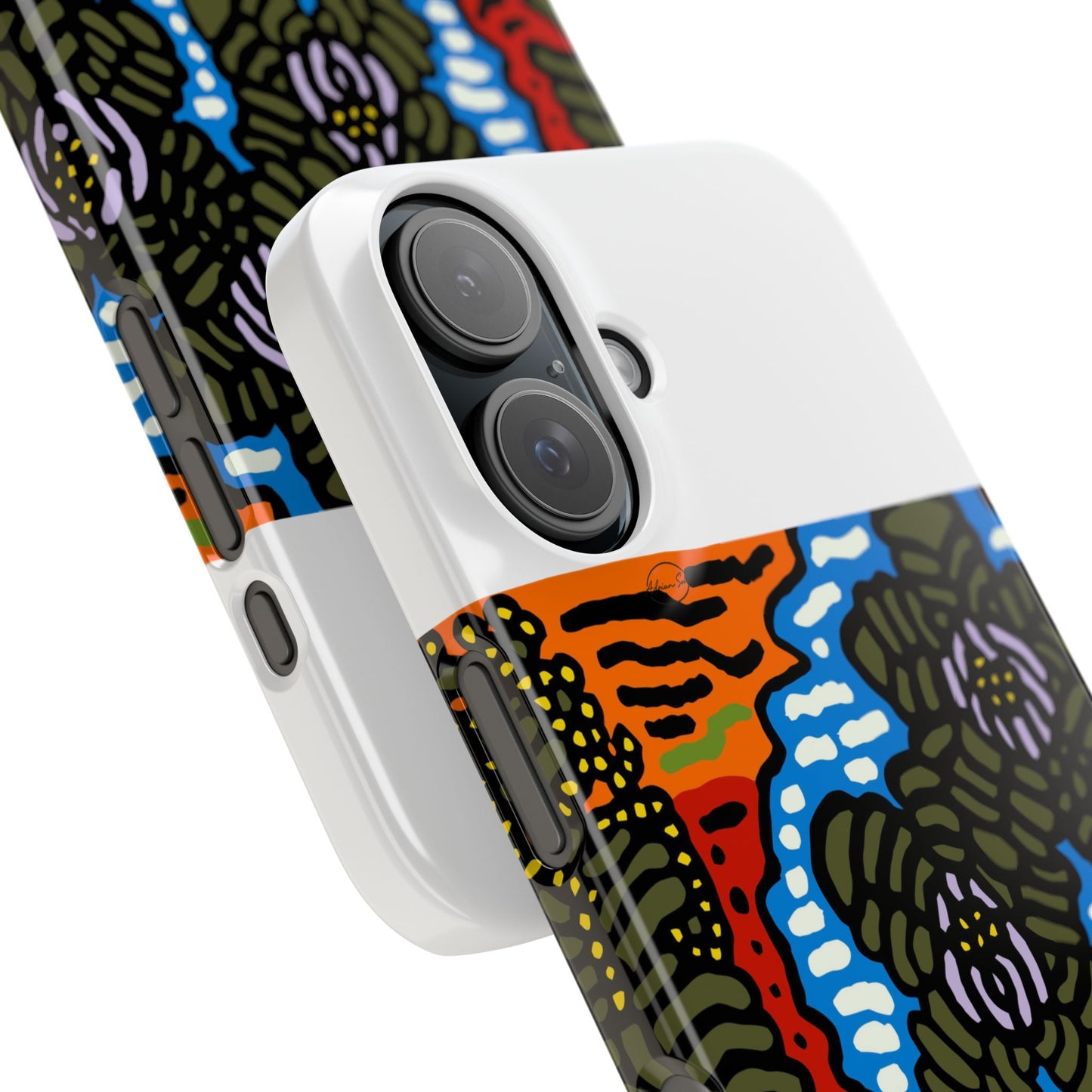 The Sri Lankan water lilies meets the Australian wattle Slim Phone Case
