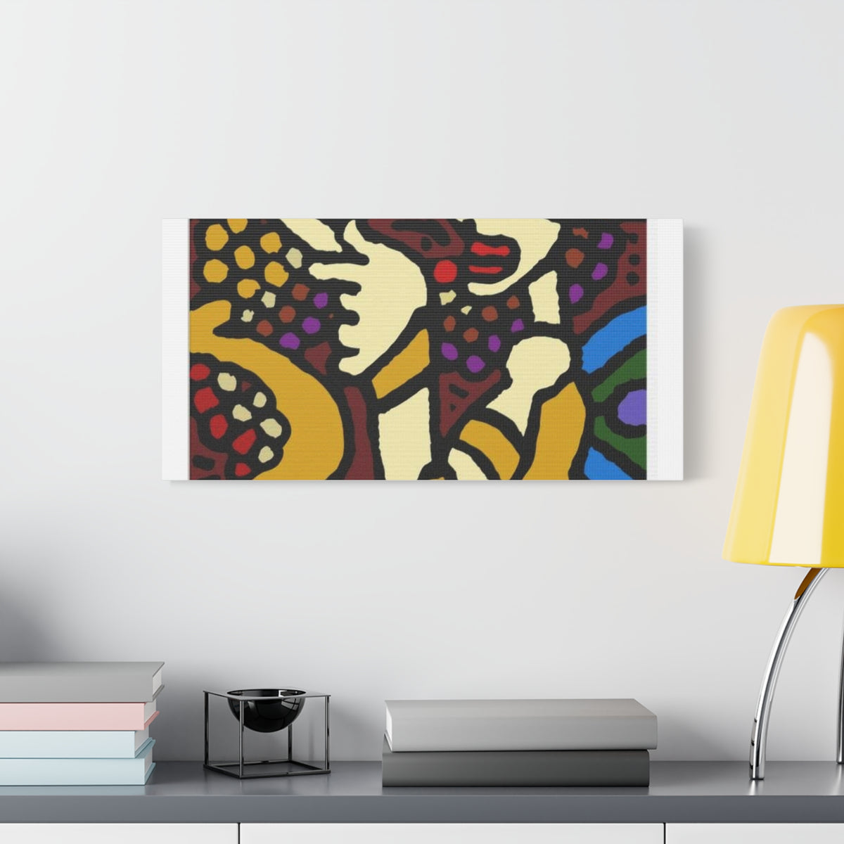 The golden snake being blessed by the fairy Canvas (Large)