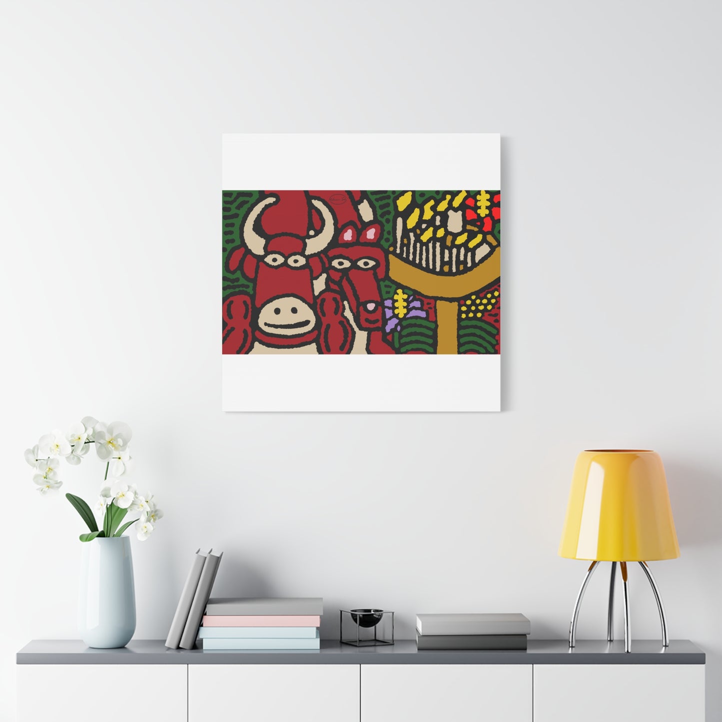 Going blessed by light together Canvas (Large)