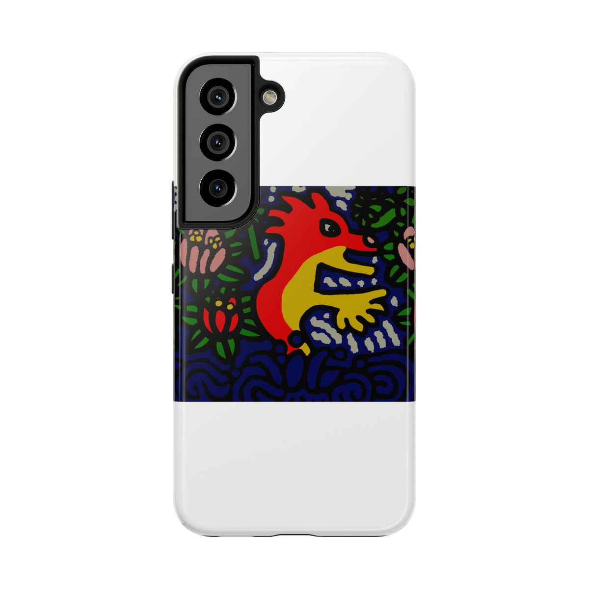 Breaking through the surface of a lotus pond Tough Phone Case