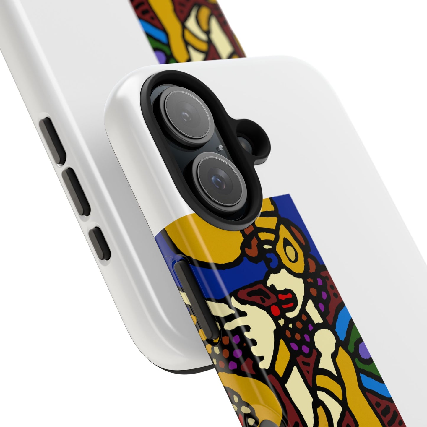 The golden snake being blessed by the fairy Tough Phone Case