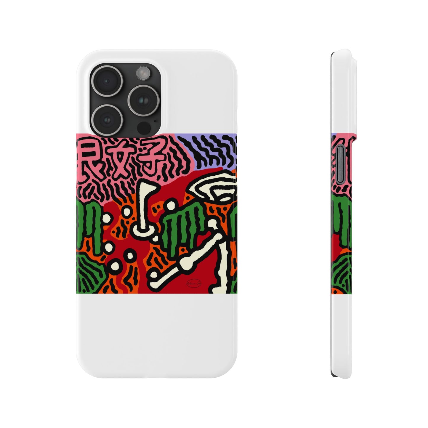 Hitting holes in one throughout life Slim Phone Case