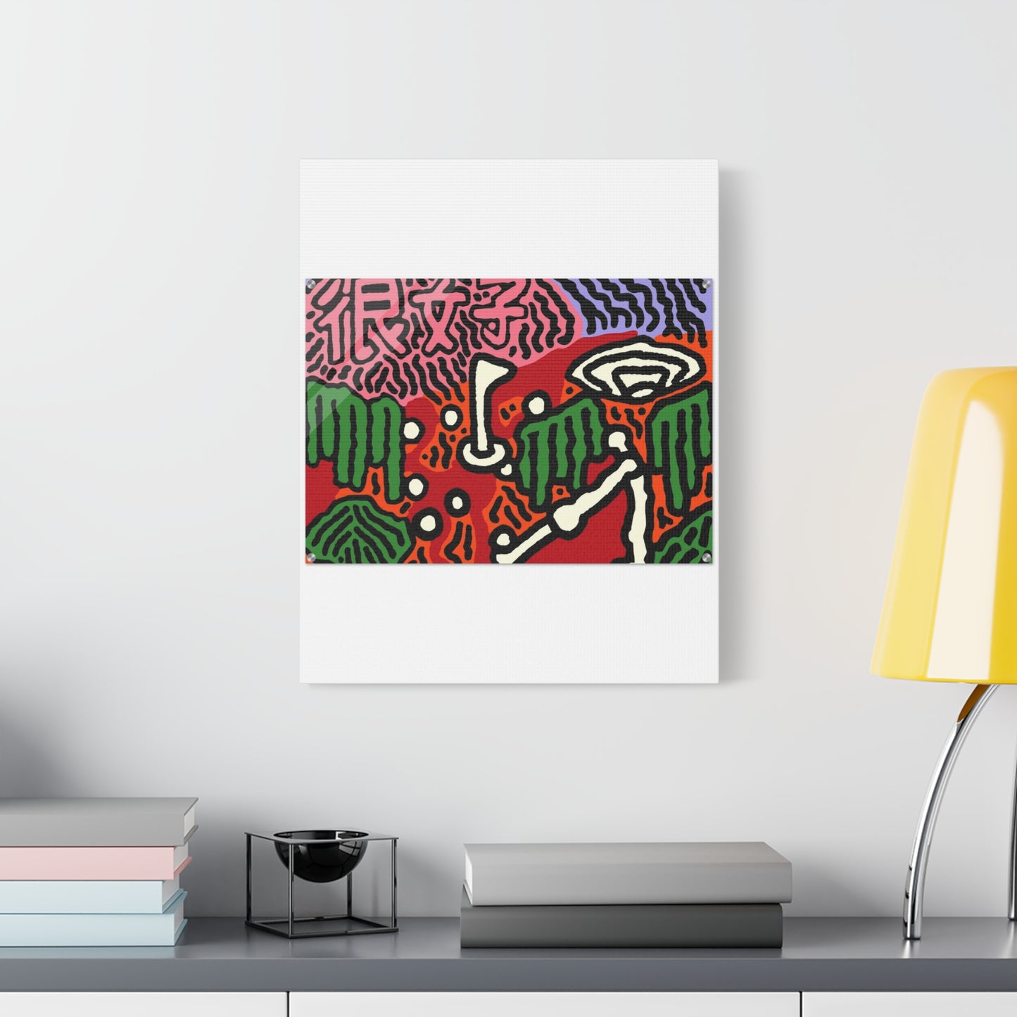Scoring goals throughout life Canvas (Large)