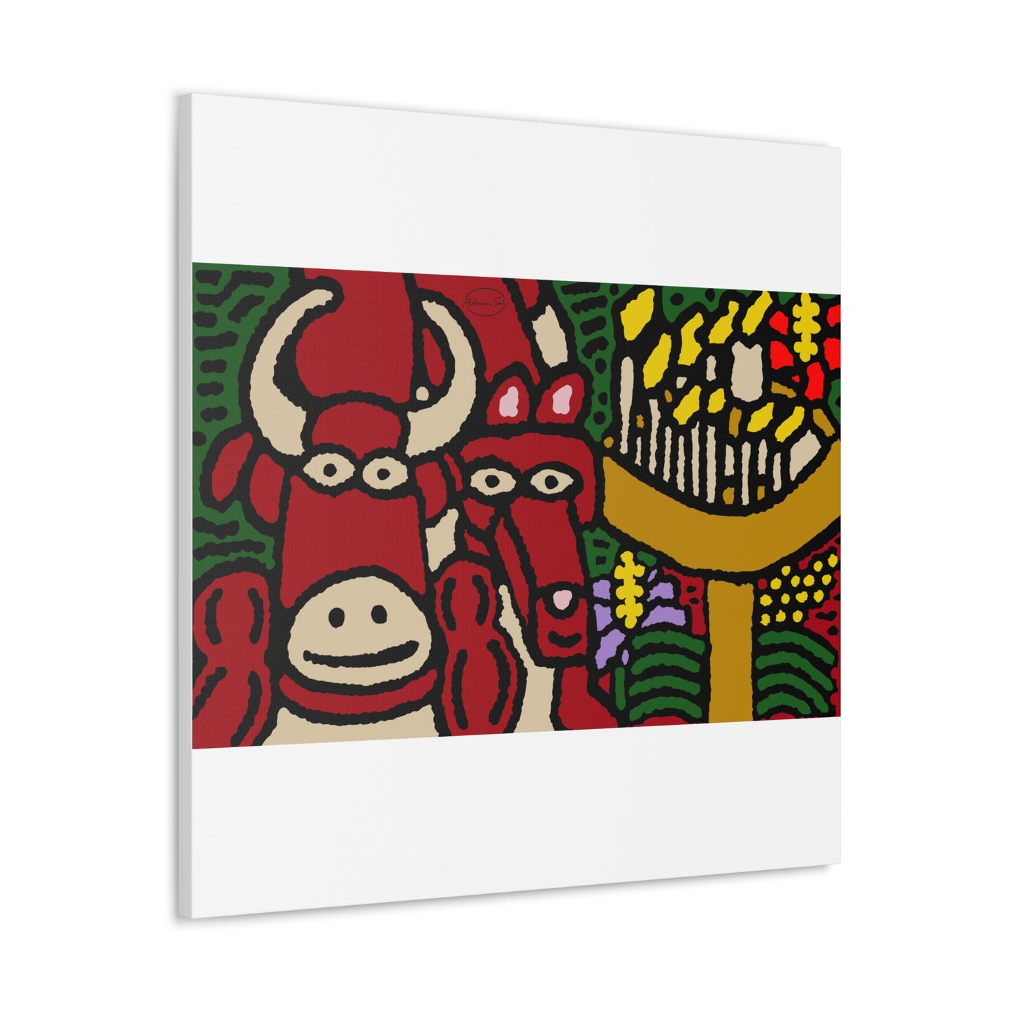 Going blessed by light together Canvas (Small)