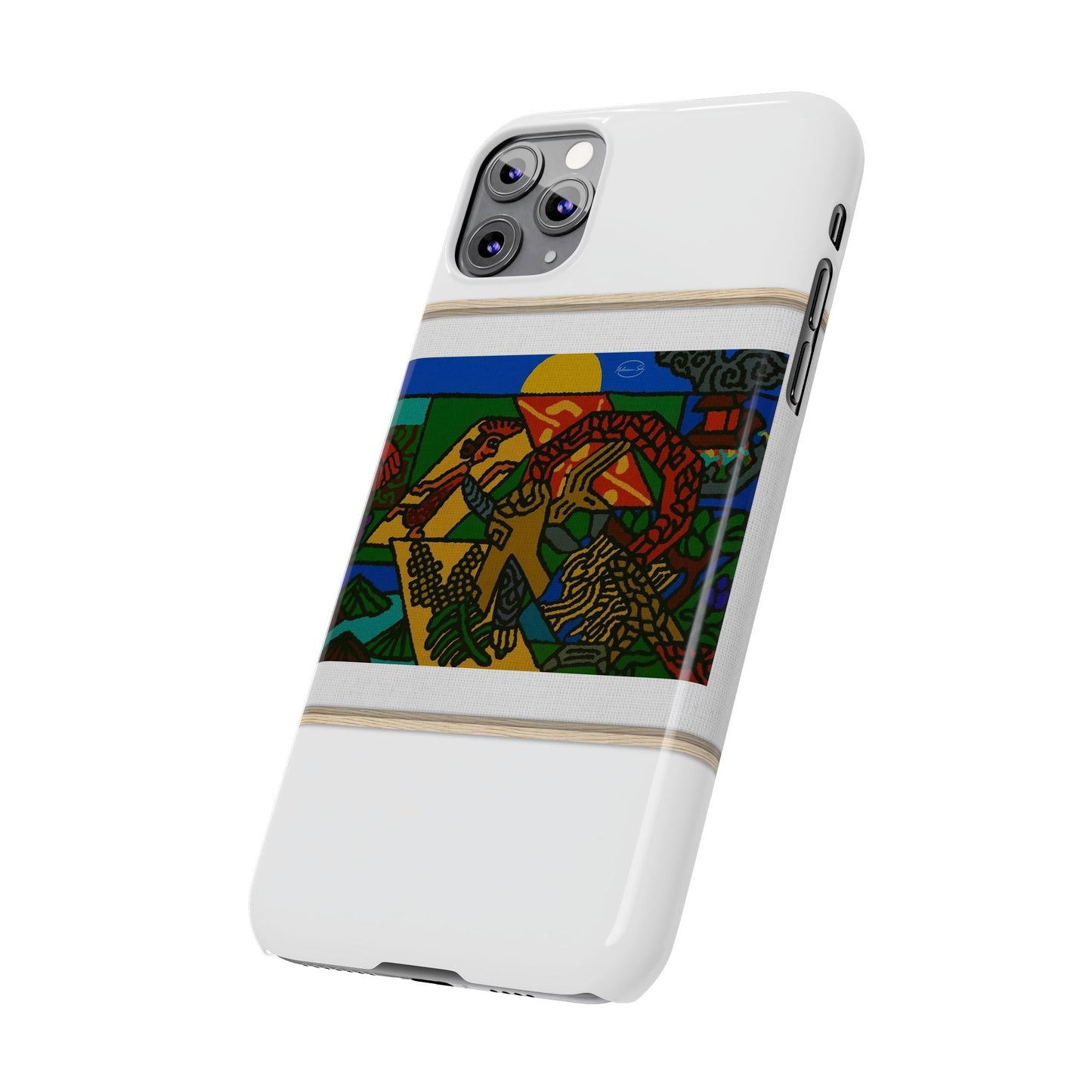 Drawing your own destiny Slim Phone Case