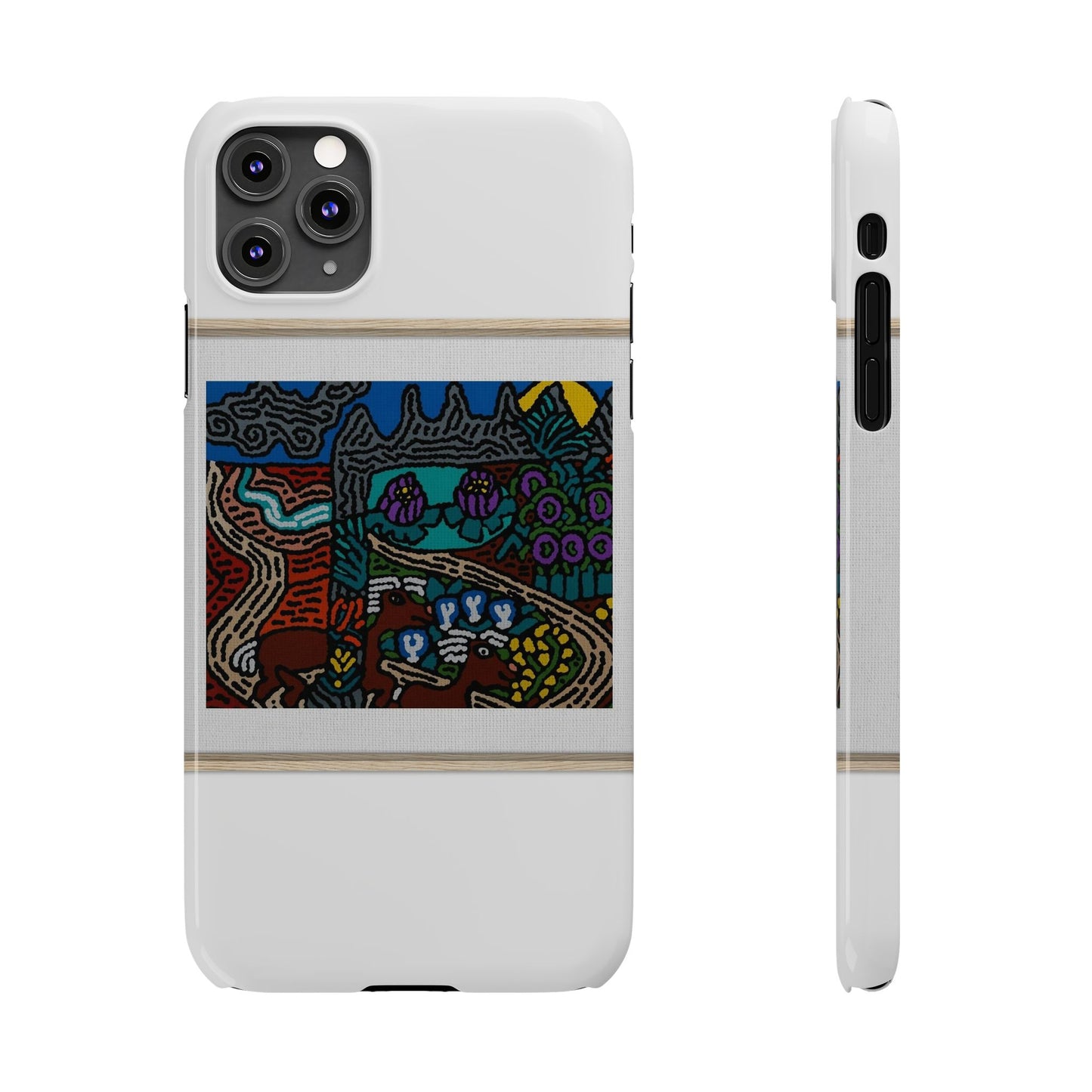 Road to a Sanctuary and Oasis Slim Phone Case