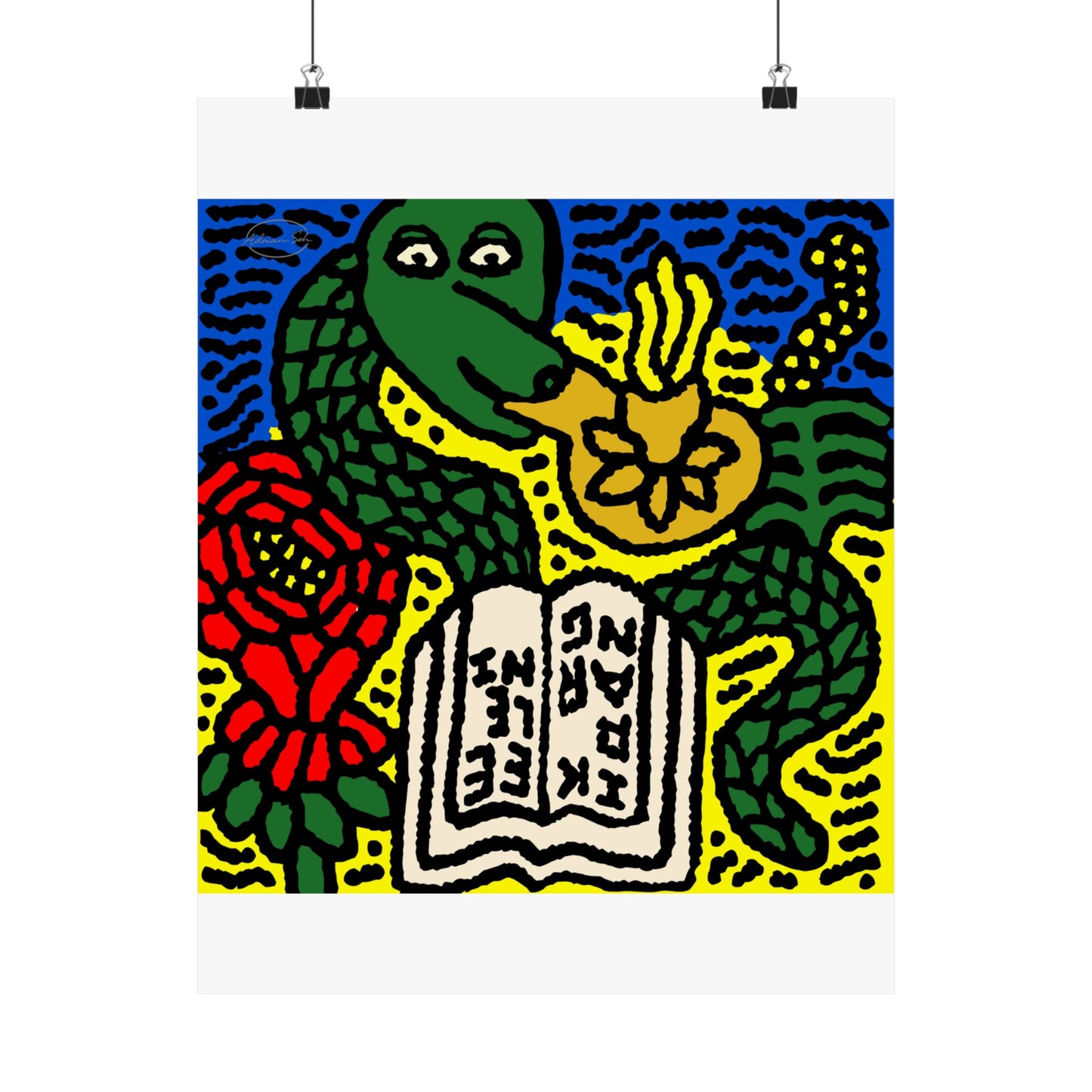 Shining a light on knowledge Matte Poster Vertical (Small)