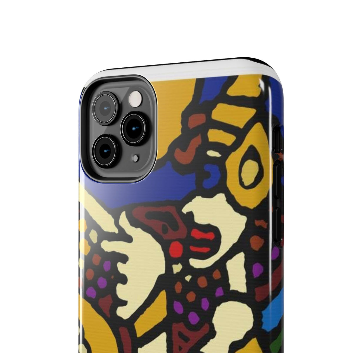 The golden snake being blessed by the fairy Tough Phone Case