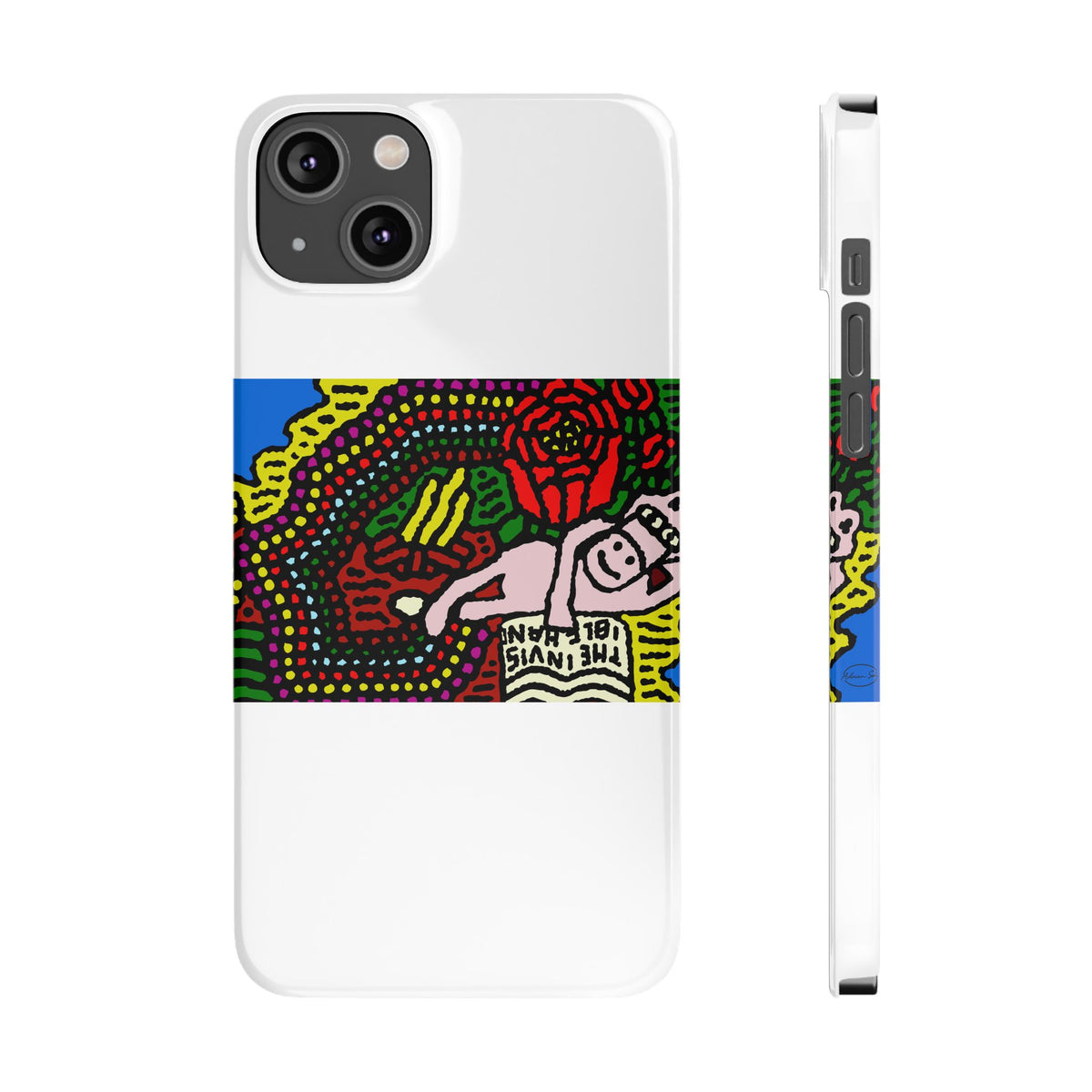 Enjoying our companionship Slim Phone Case