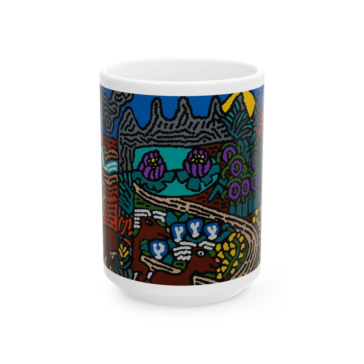 Going to the valley of hope and prosperity Ceramic Mug