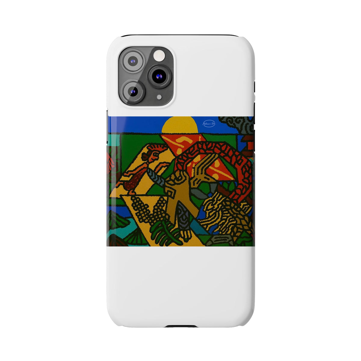 Drawing your own destiny Slim Phone Case