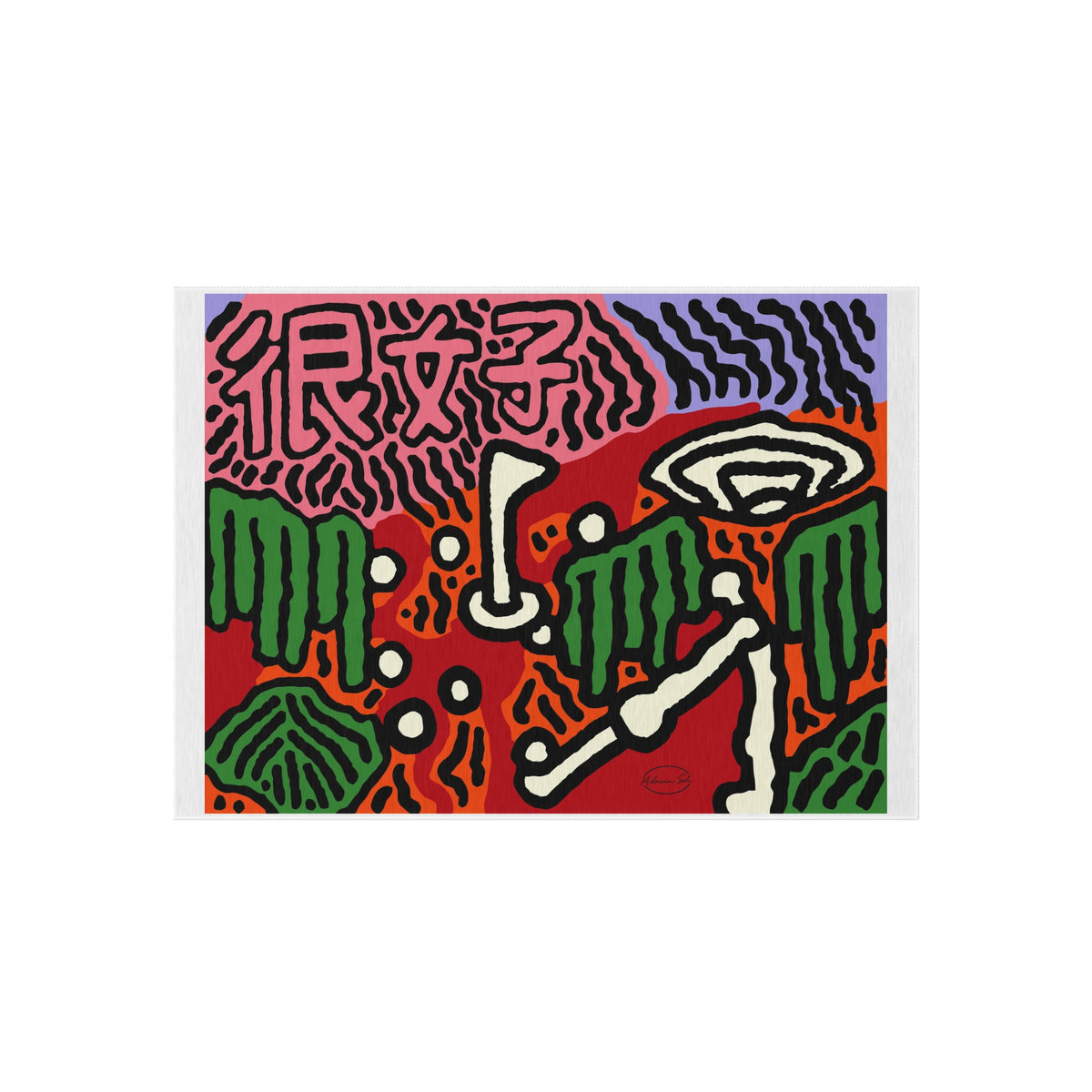 Hitting holes in one throughout life — Outdoor Rug