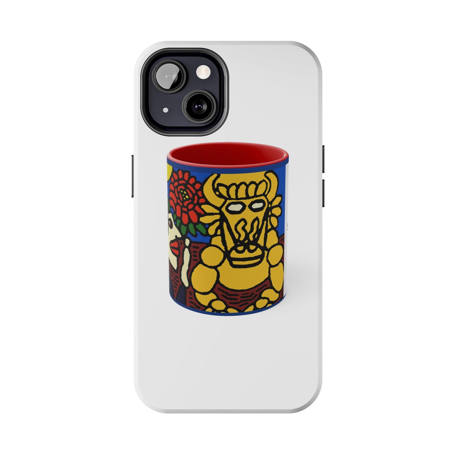 The warrior hailing the mighty golden dragon Tough Phone Case
