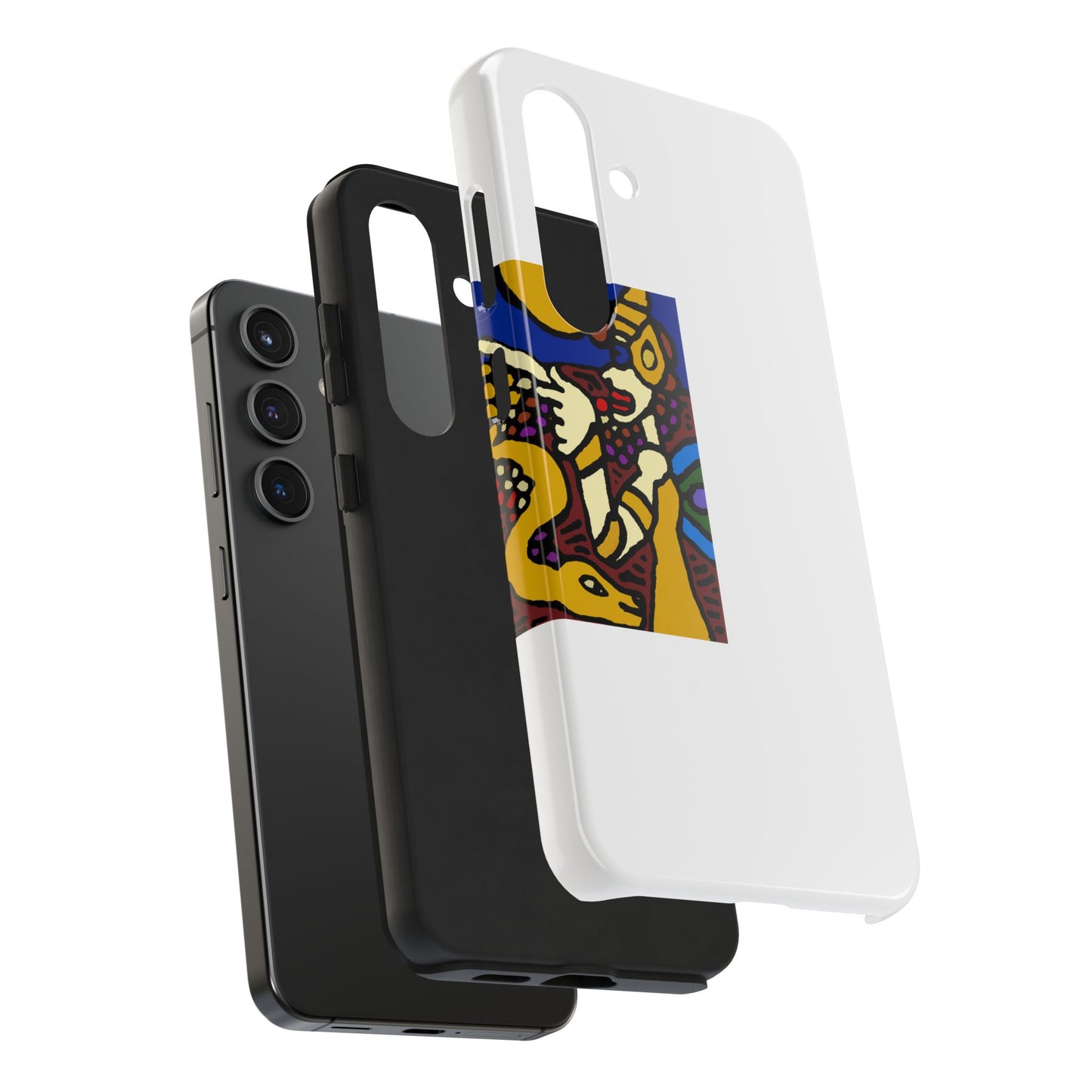 The golden snake being blessed by the fairy Tough Phone Case