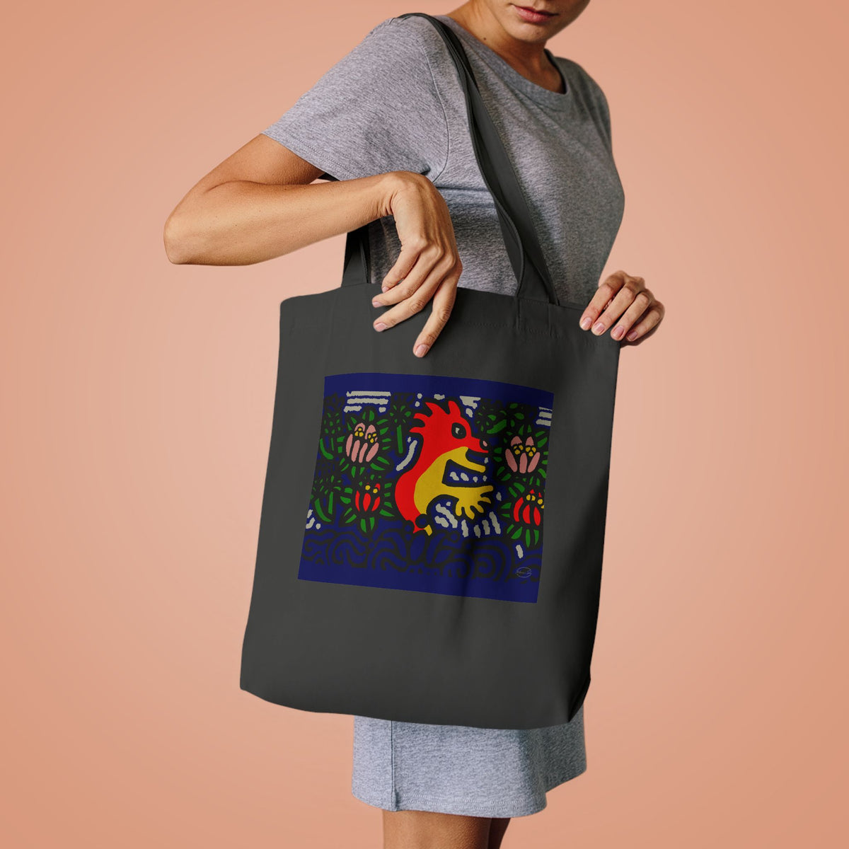 Breaking through the surface of a lotus pond Classic Tote Bag