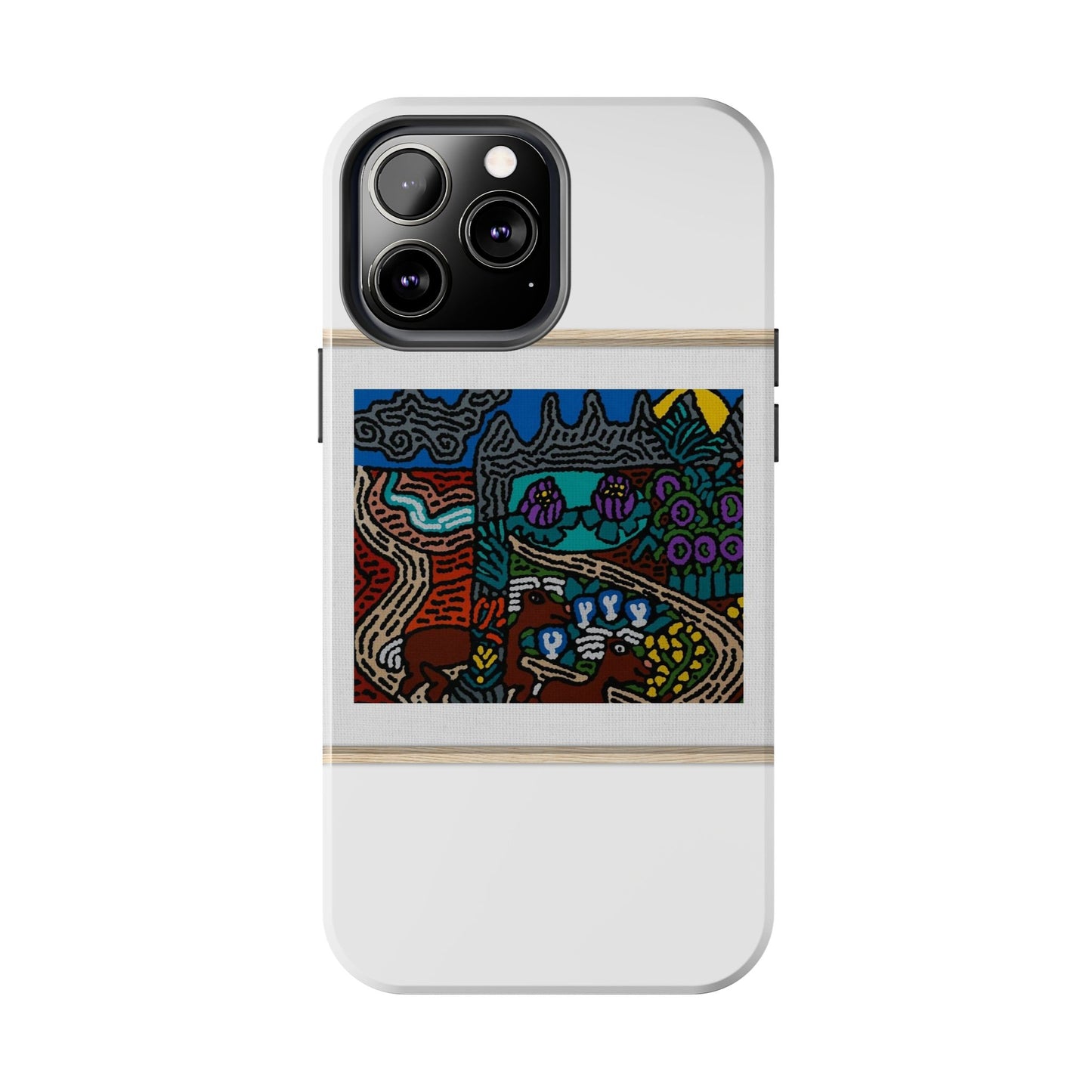 Road to a Sanctuary and Oasis Tough Phone Case